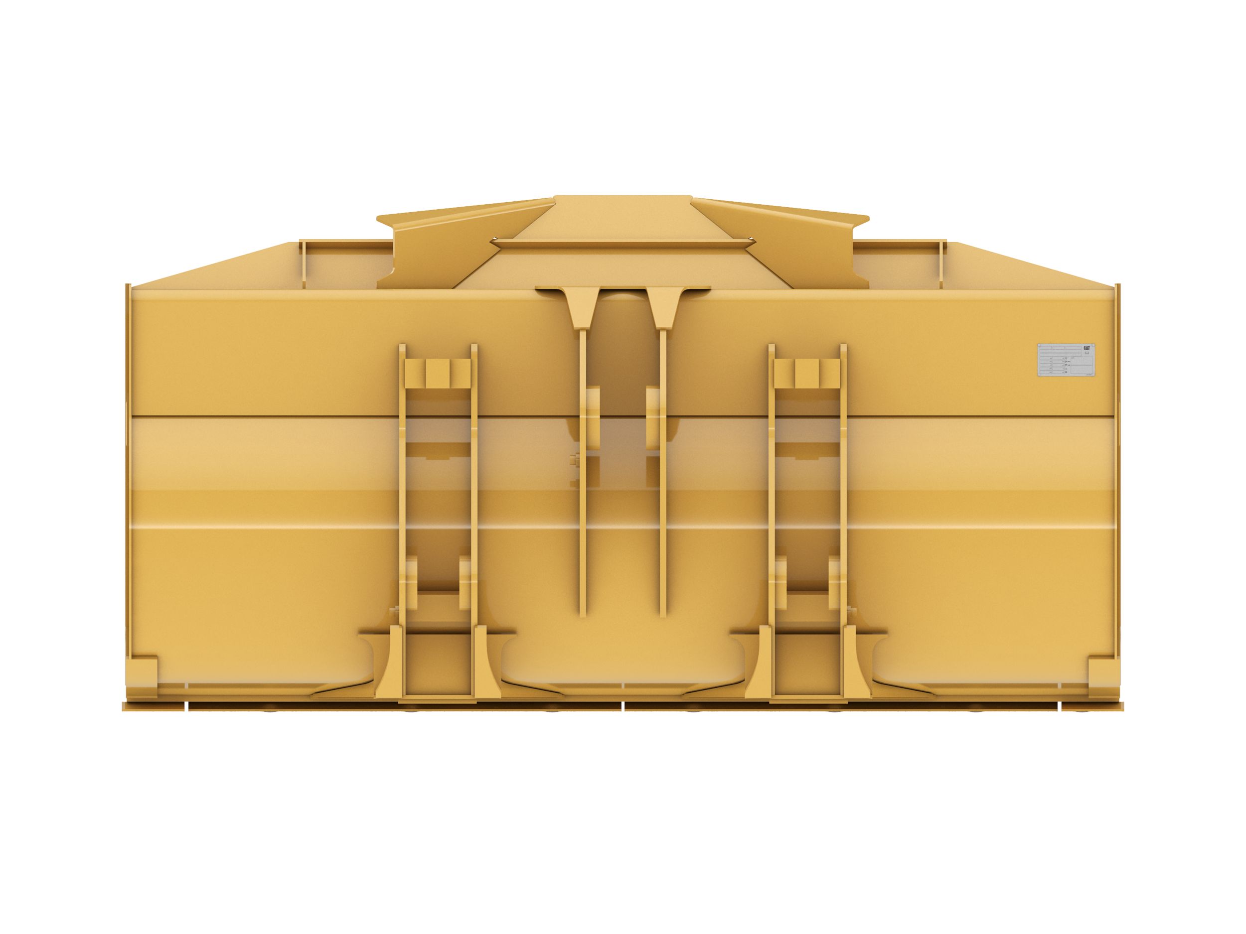 2.1 m3 (2.7 yd3), 2550 mm (100 in), Pin On, Base Edge 