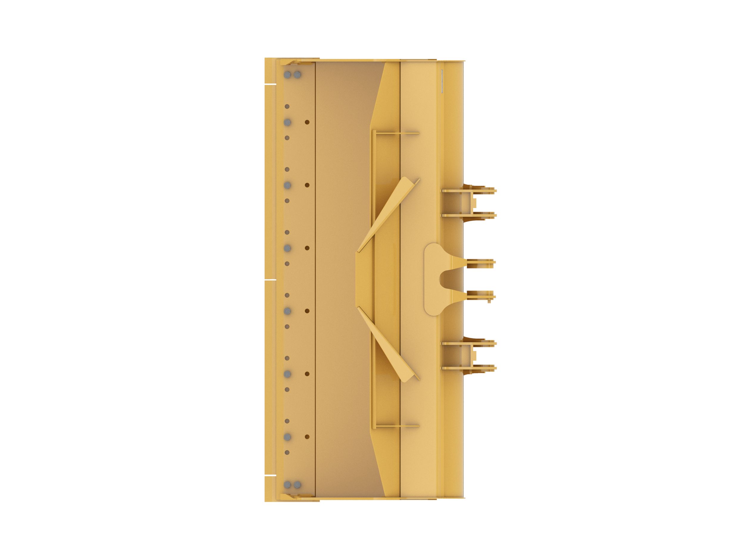 2.7 m3 (3.5 yd3), 2750 mm (108 in), Pin On, Bolt-On Cutting Edge 