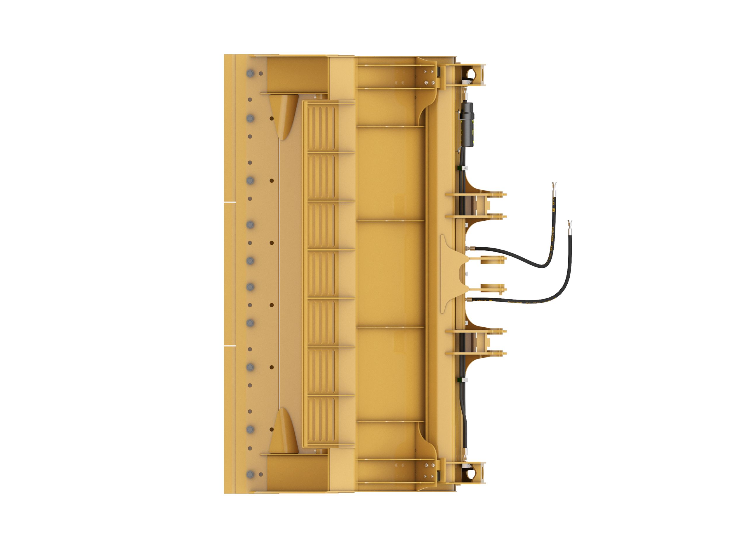 Ковш 5,0 м3 (6,5 ярда3), крепление на пальцах, режущая кромка с болтовым креплением