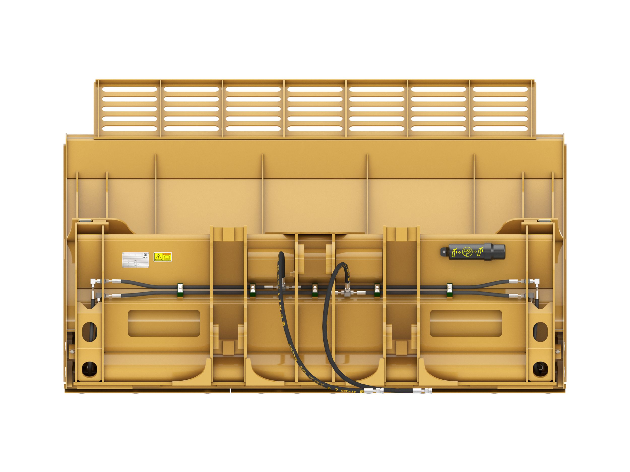 Ковш 3,5 м3 (4,6 ярда3), крепление на пальцах, режущая кромка с болтовым креплением