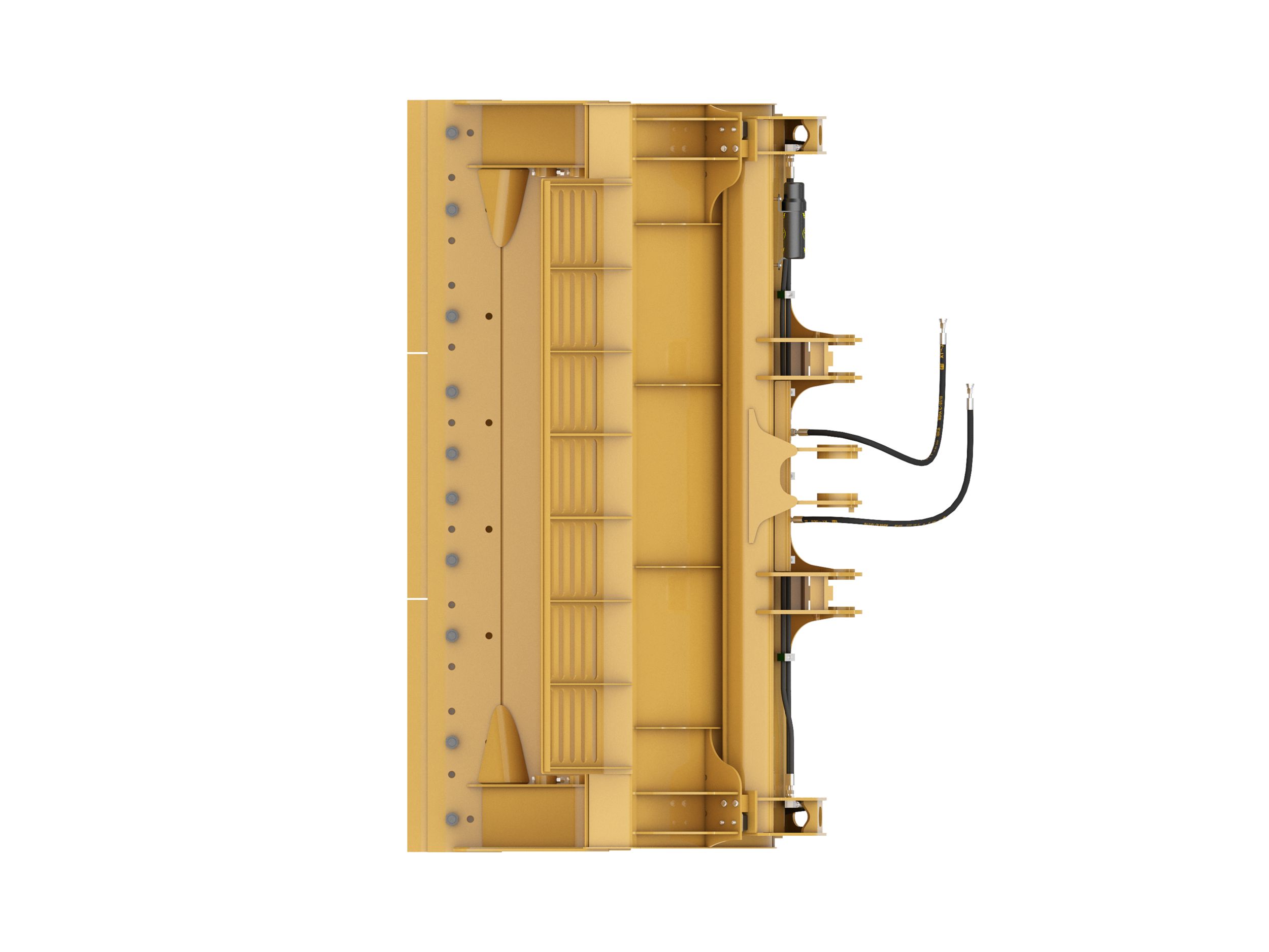 Ковш 4,1 м3 (5,4 ярда3), крепление на пальцах, режущая кромка с болтовым креплением