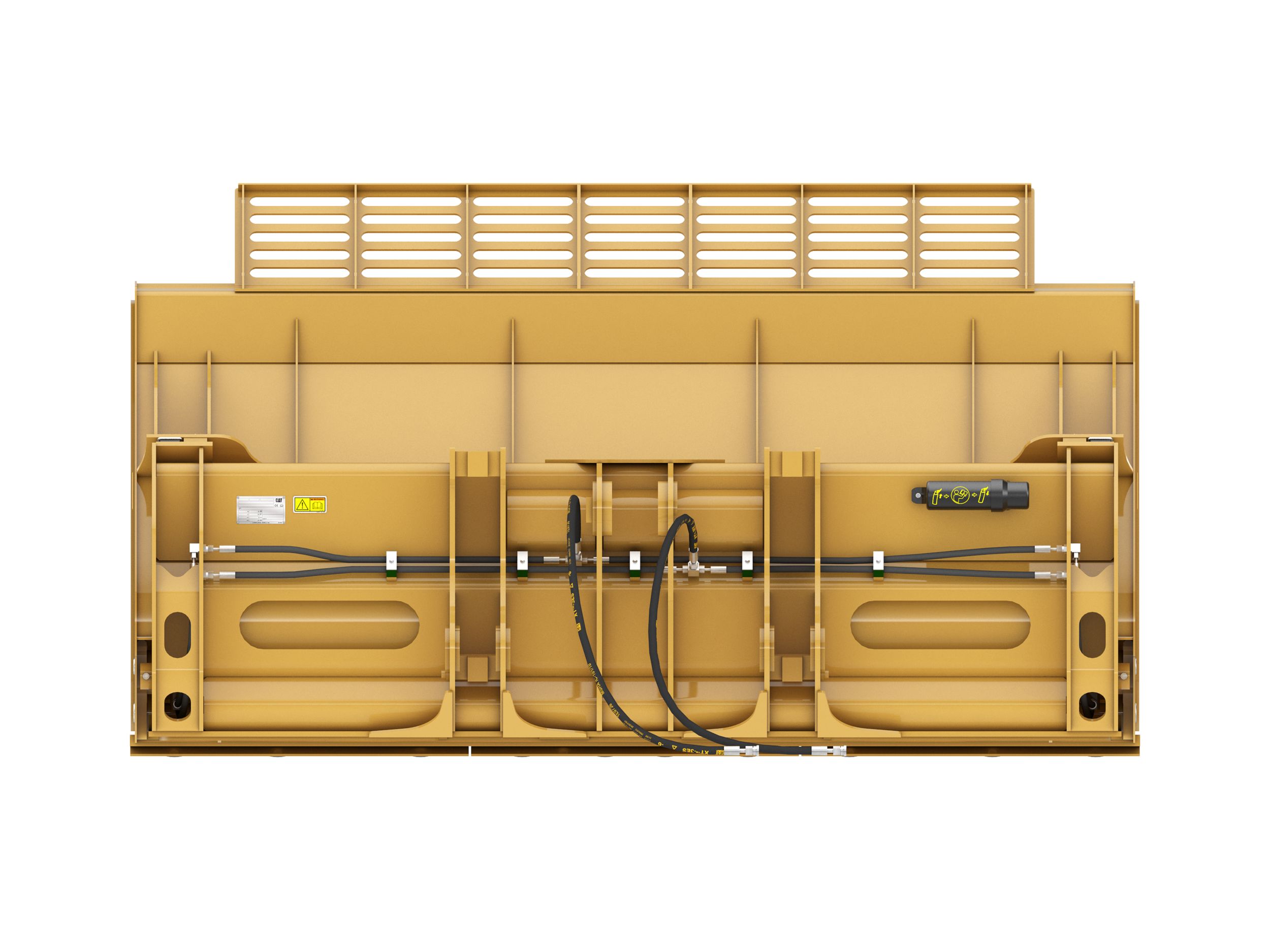 Ковш 4,1 м3 (5,4 ярда3), крепление на пальцах, режущая кромка с болтовым креплением