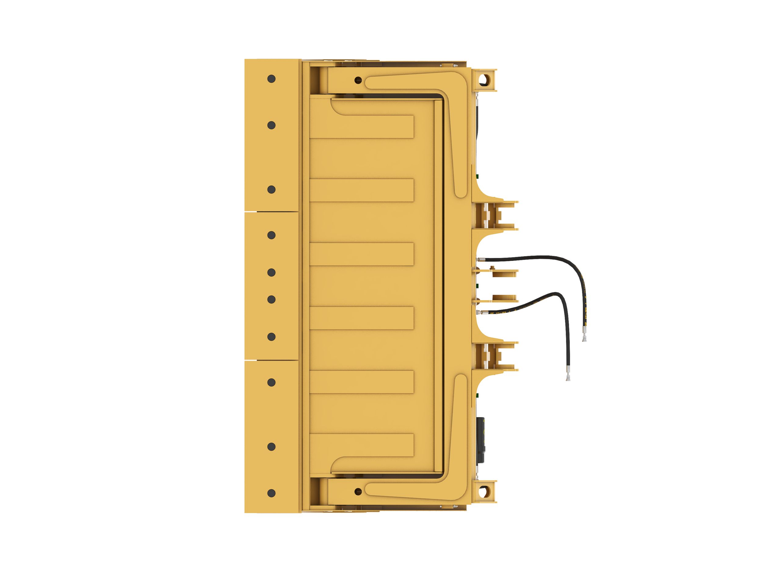 Ковш 4,1 м3 (5,4 ярда3), крепление на пальцах, режущая кромка с болтовым креплением