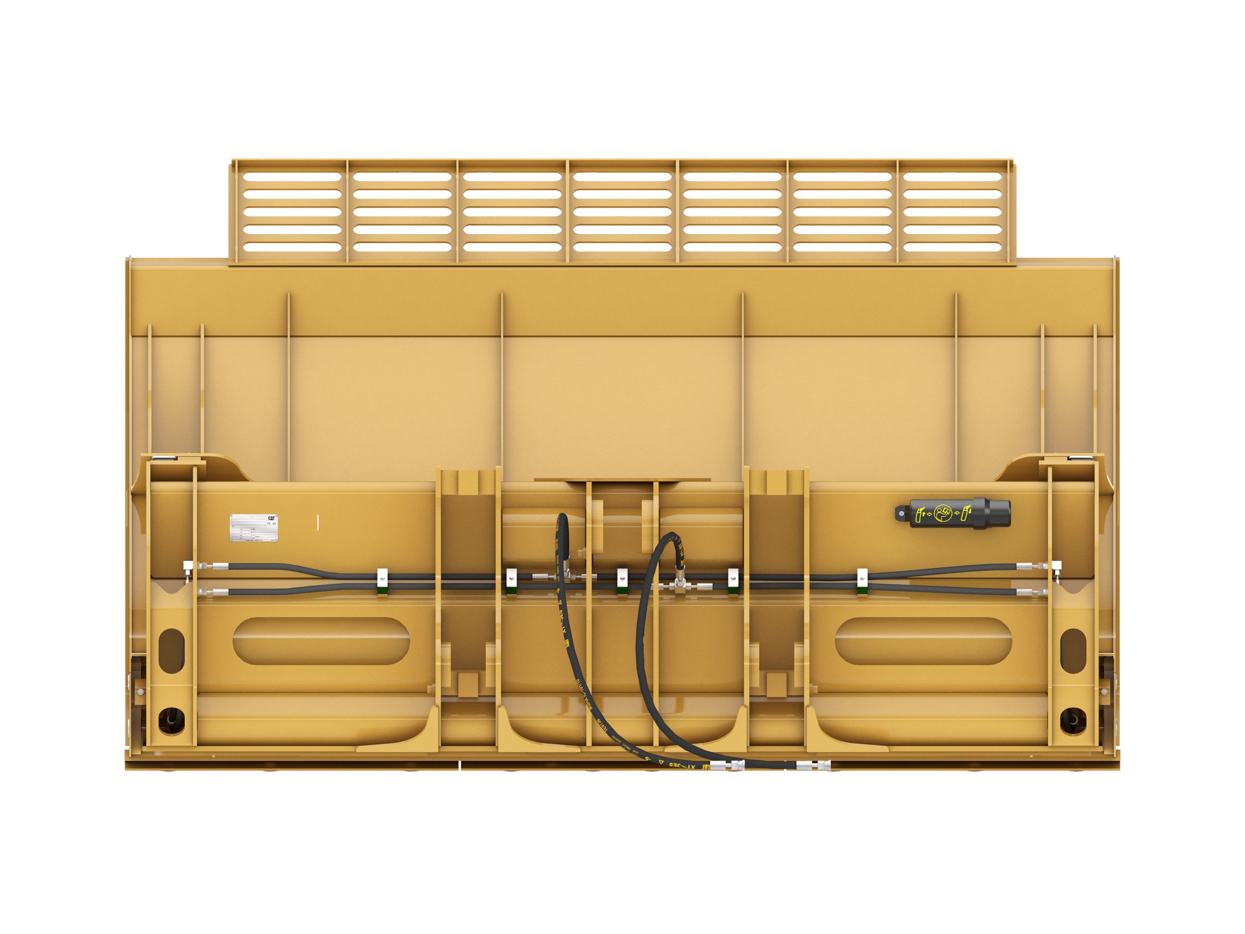 Ковш 5,0 м3 (6,5 ярда3), крепление на пальцах, режущая кромка с болтовым креплением