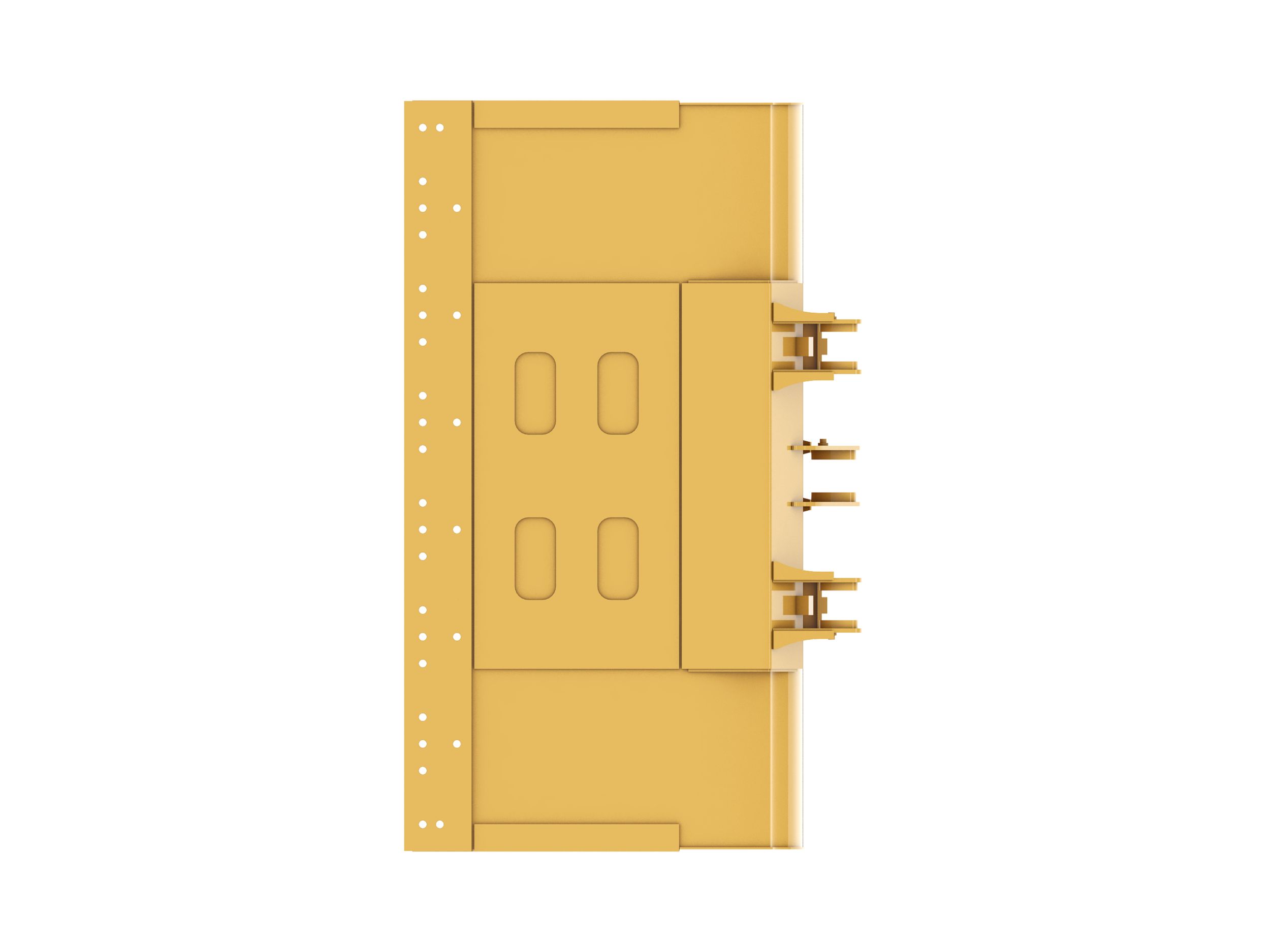 5.0 m3 (6.5 yd3), Pin On, Base Edge 