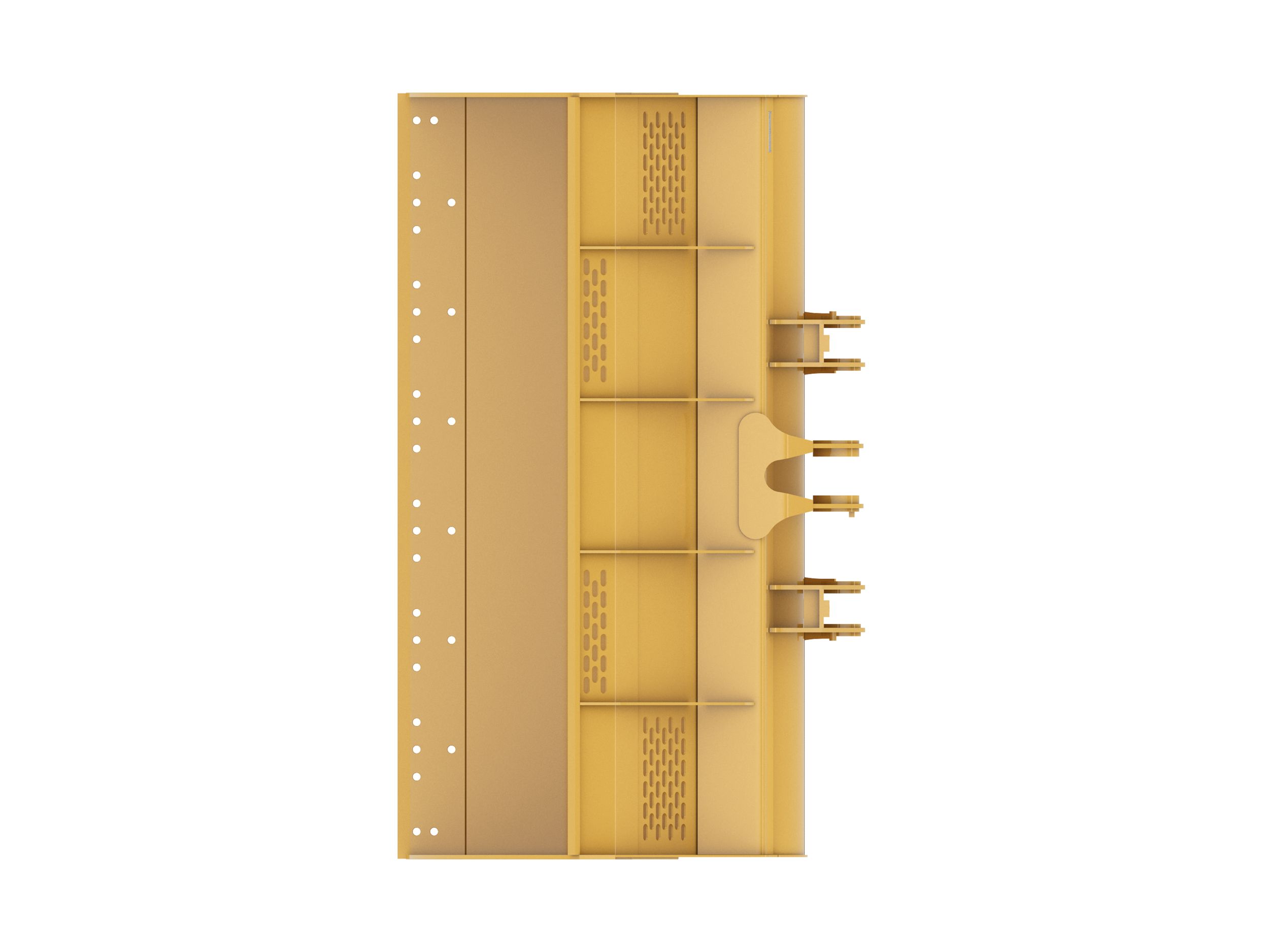 4.2 m3 (5.5 yd3), Pin On, Base Edge 