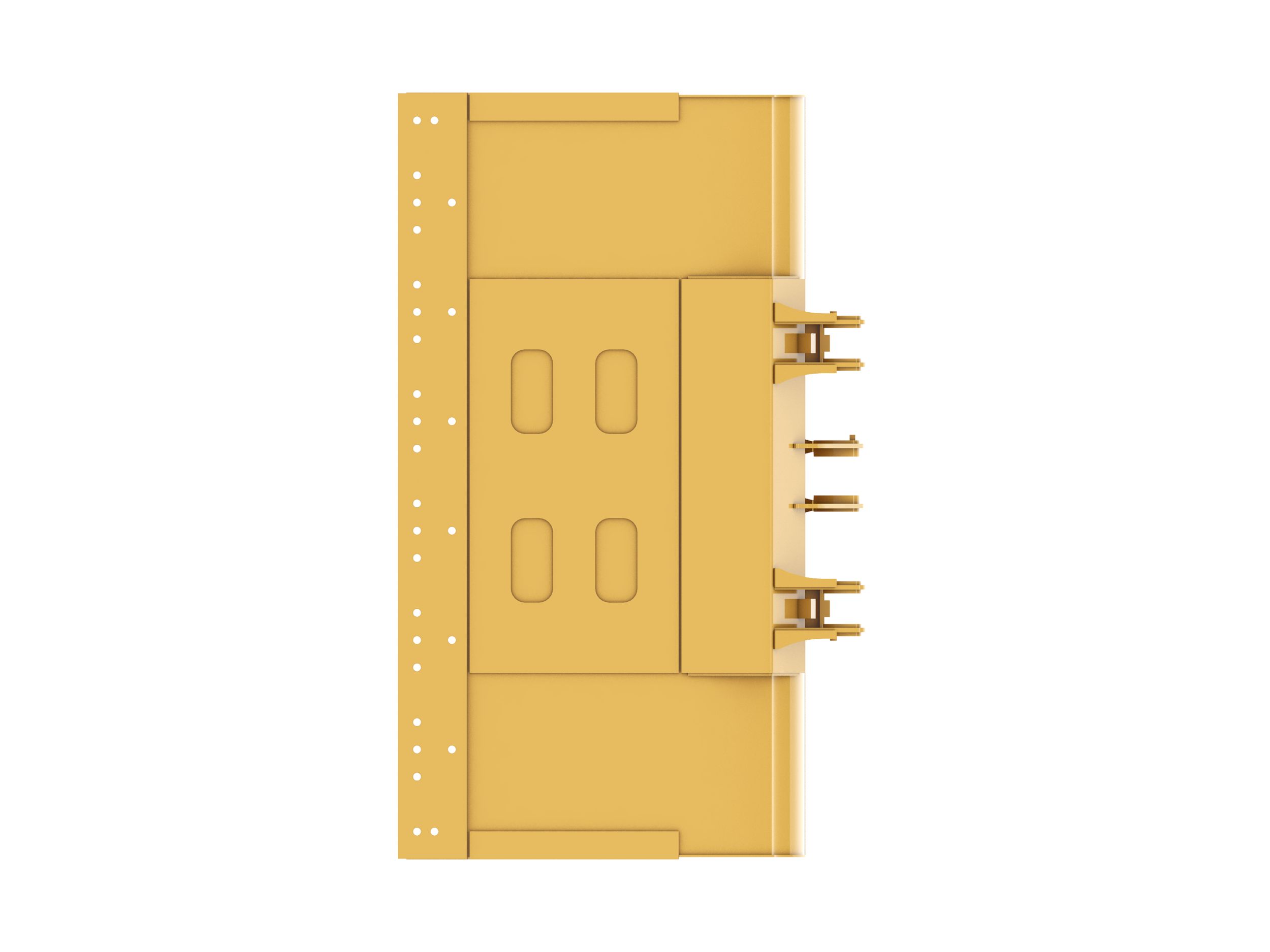 4.2 m3 (5.5 yd3), Pin On, Base Edge 
