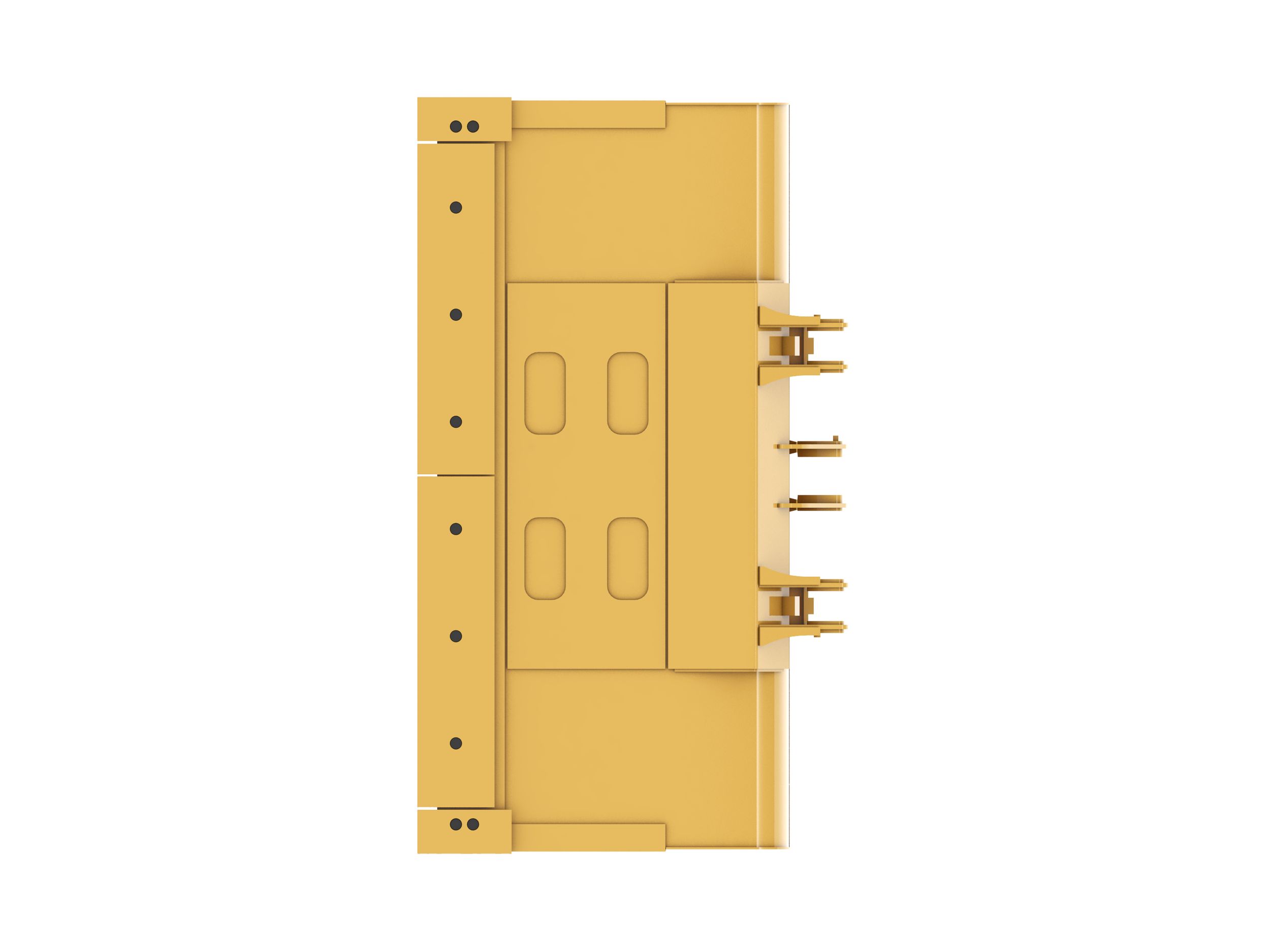 Ковш 3,5 м3 (4,6 ярда3), крепление на пальцах, режущая кромка с болтовым креплением
