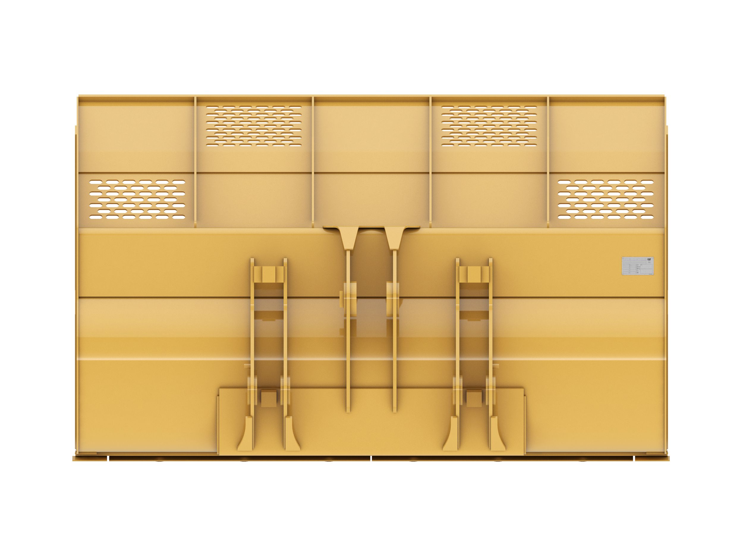 Ковш 5,0 м3 (6,5 ярда3), крепление на пальцах, режущая кромка с болтовым креплением