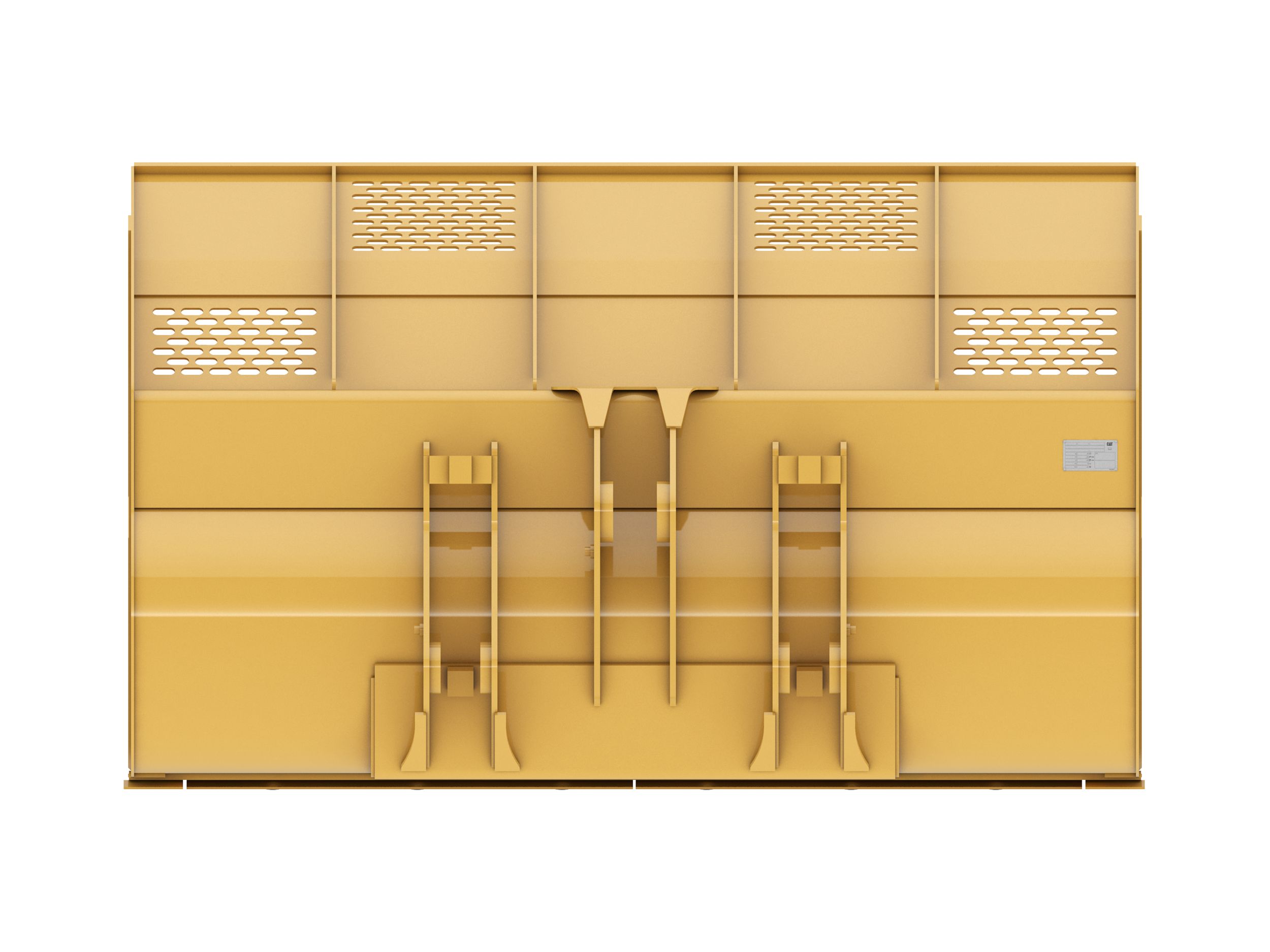 Ковш 5,0 м3 (6,5 ярда3), крепление на пальцах, режущая кромка с болтовым креплением