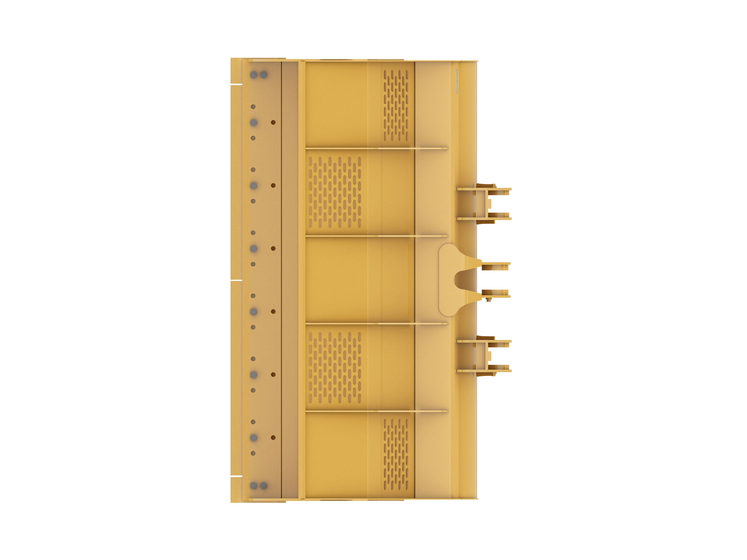 Ковш 5,0 м3 (6,5 ярда3), крепление на пальцах, режущая кромка с болтовым креплением