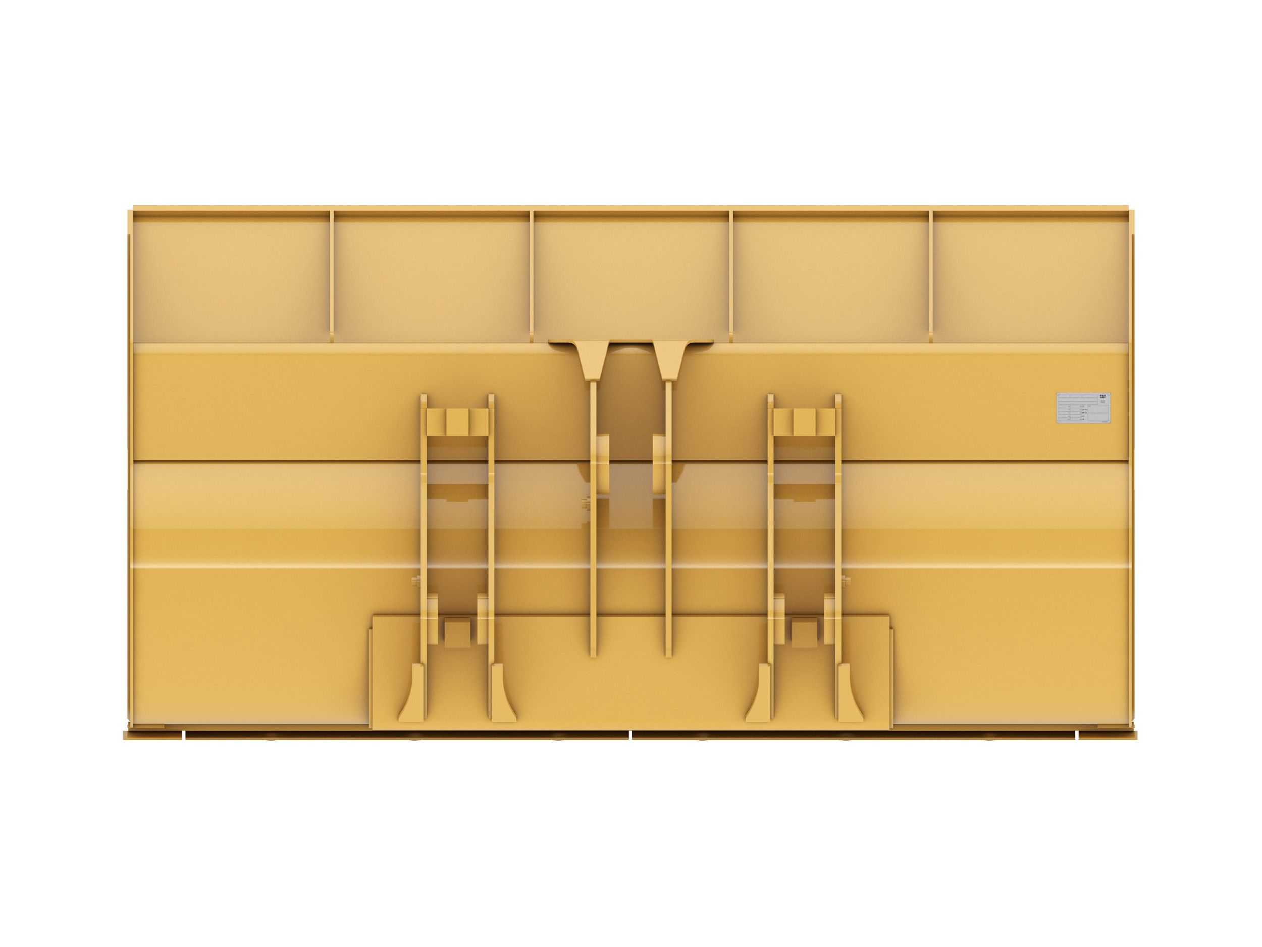 Ковш 3,5 м3 (4,6 ярда3), крепление на пальцах, режущая кромка с болтовым креплением