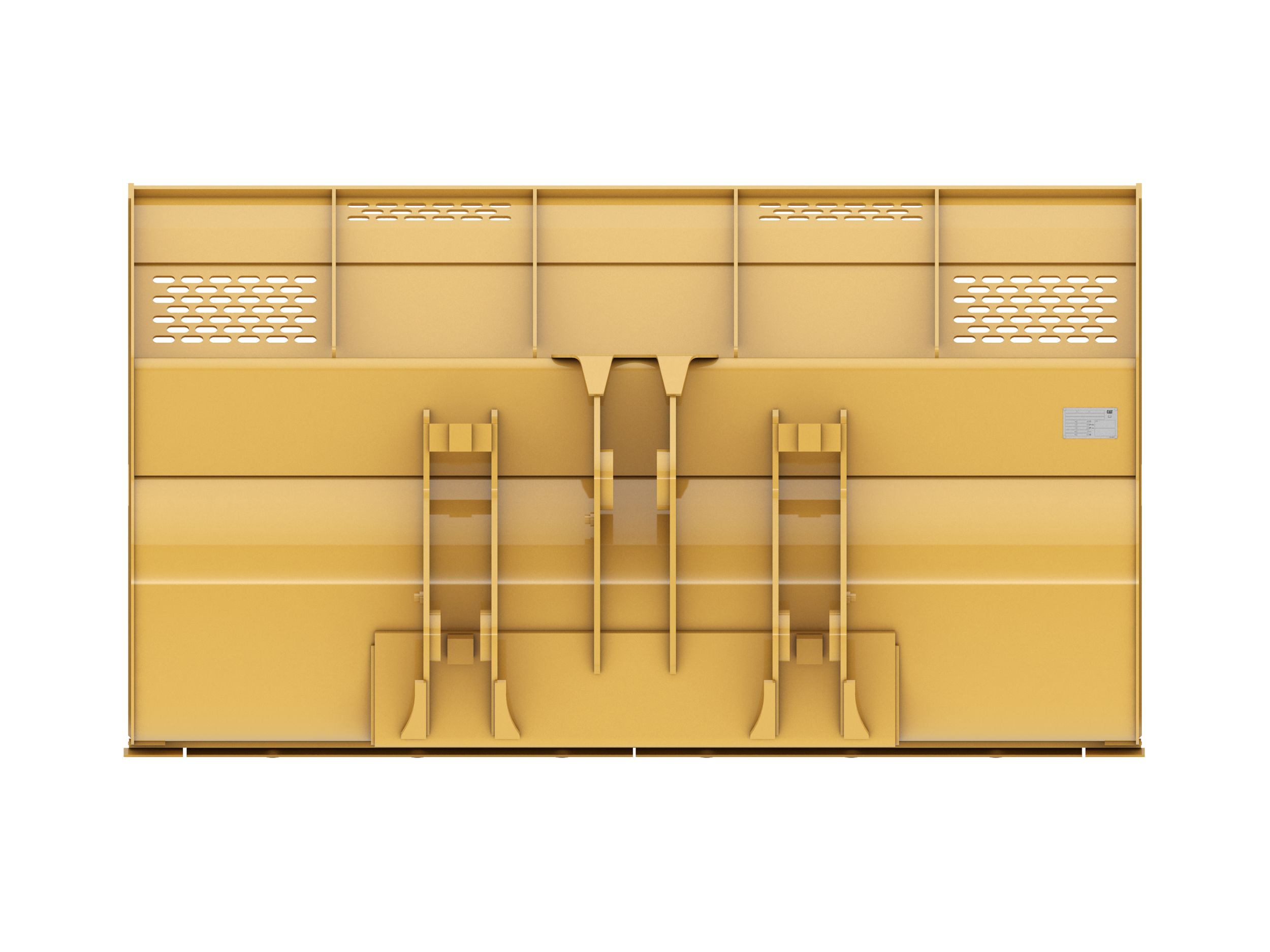 Ковш 4,2 м3 (5,5 ярда3), крепление на пальцах, режущая кромка с болтовым креплением