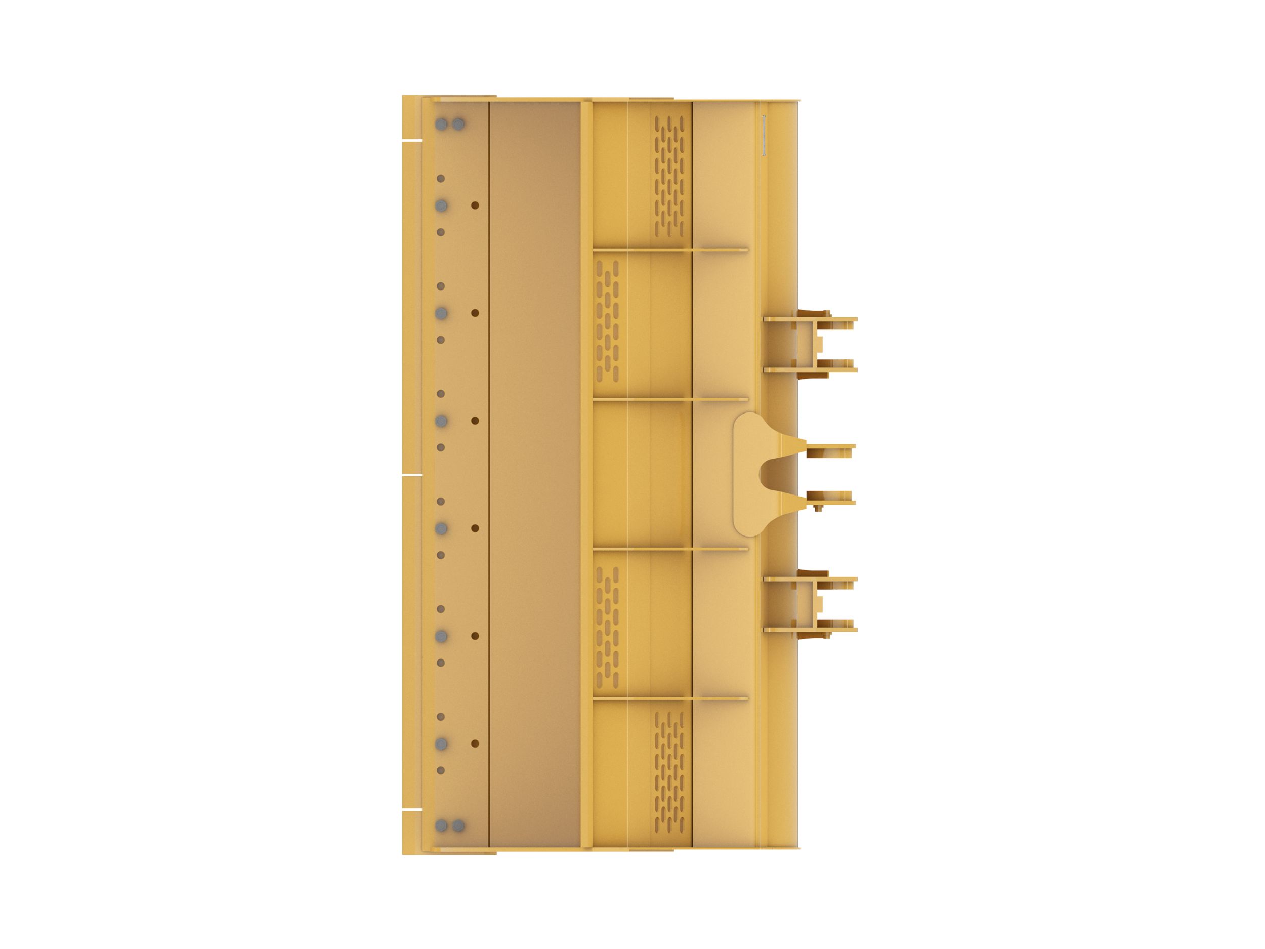 Ковш 3,8 м3 (5,0 ярда3), крепление на пальцах, режущая кромка с болтовым креплением