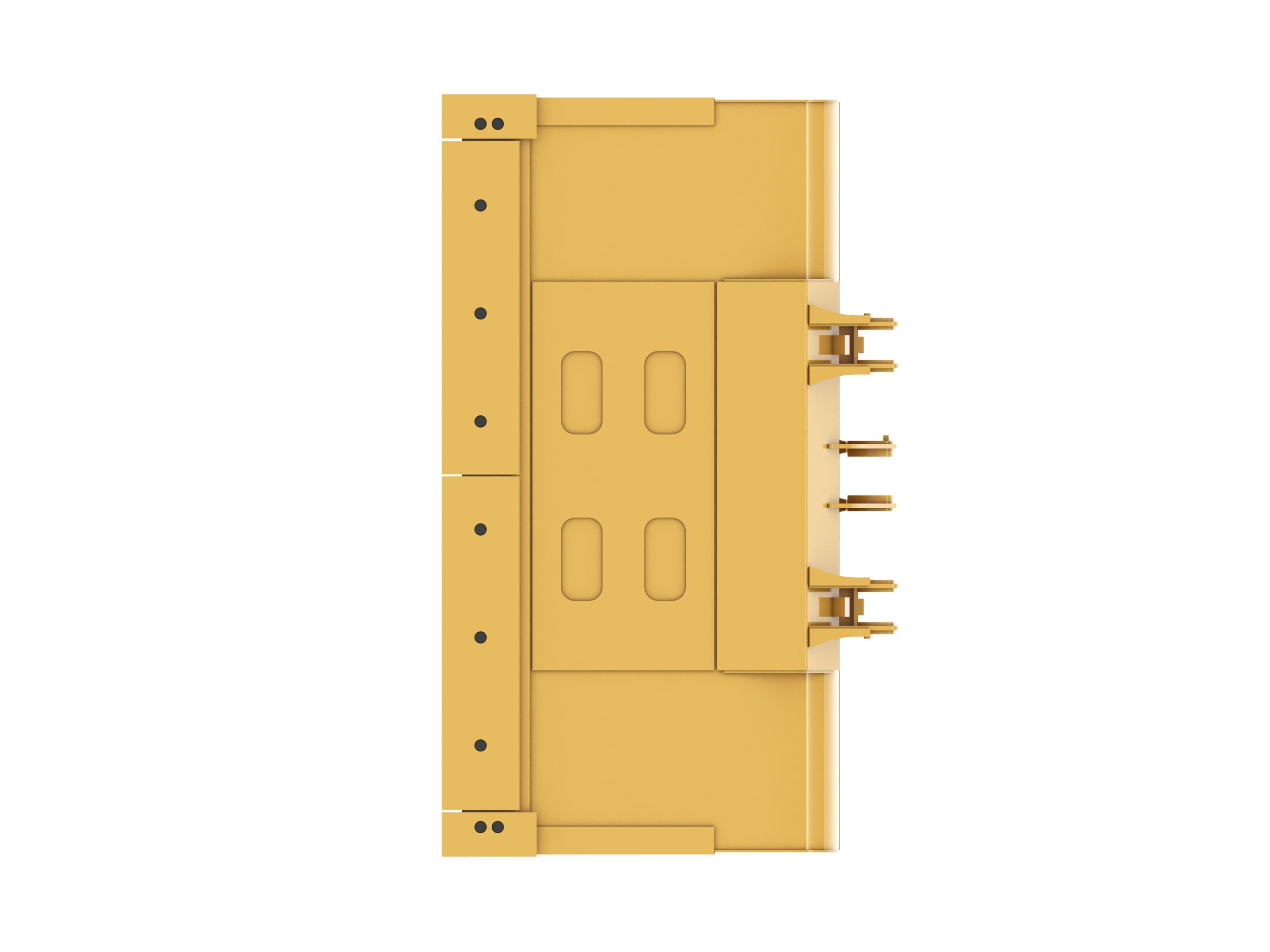 Ковш 3,8 м3 (5,0 ярда3), крепление на пальцах, режущая кромка с болтовым креплением