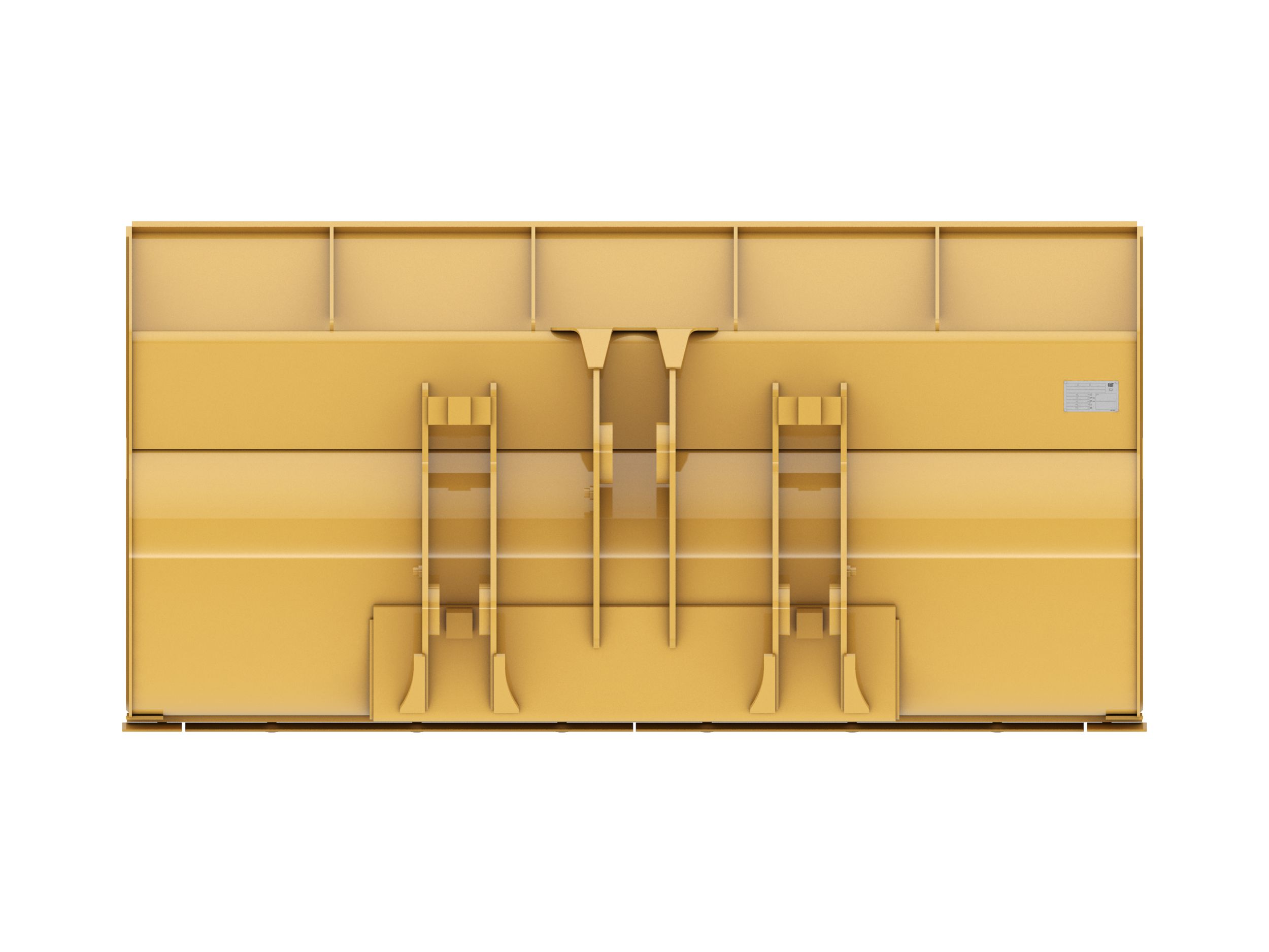 Ковш 3,0 м3 (3,9 ярда3), крепление на пальцах, режущая кромка с болтовым креплением