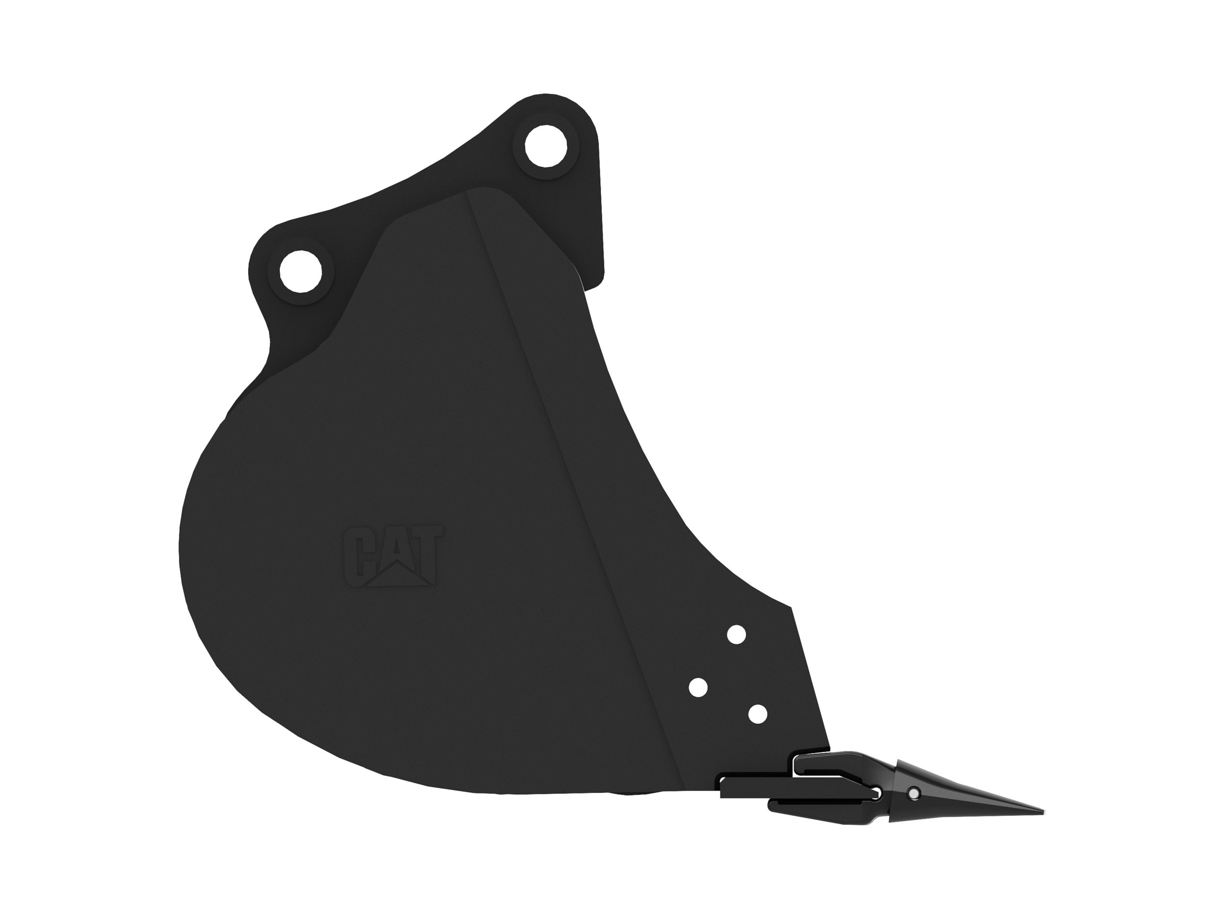 762 mm (30 in), 173 L (6.1 ft3), Pin On, 40 mm (1.6 in) 