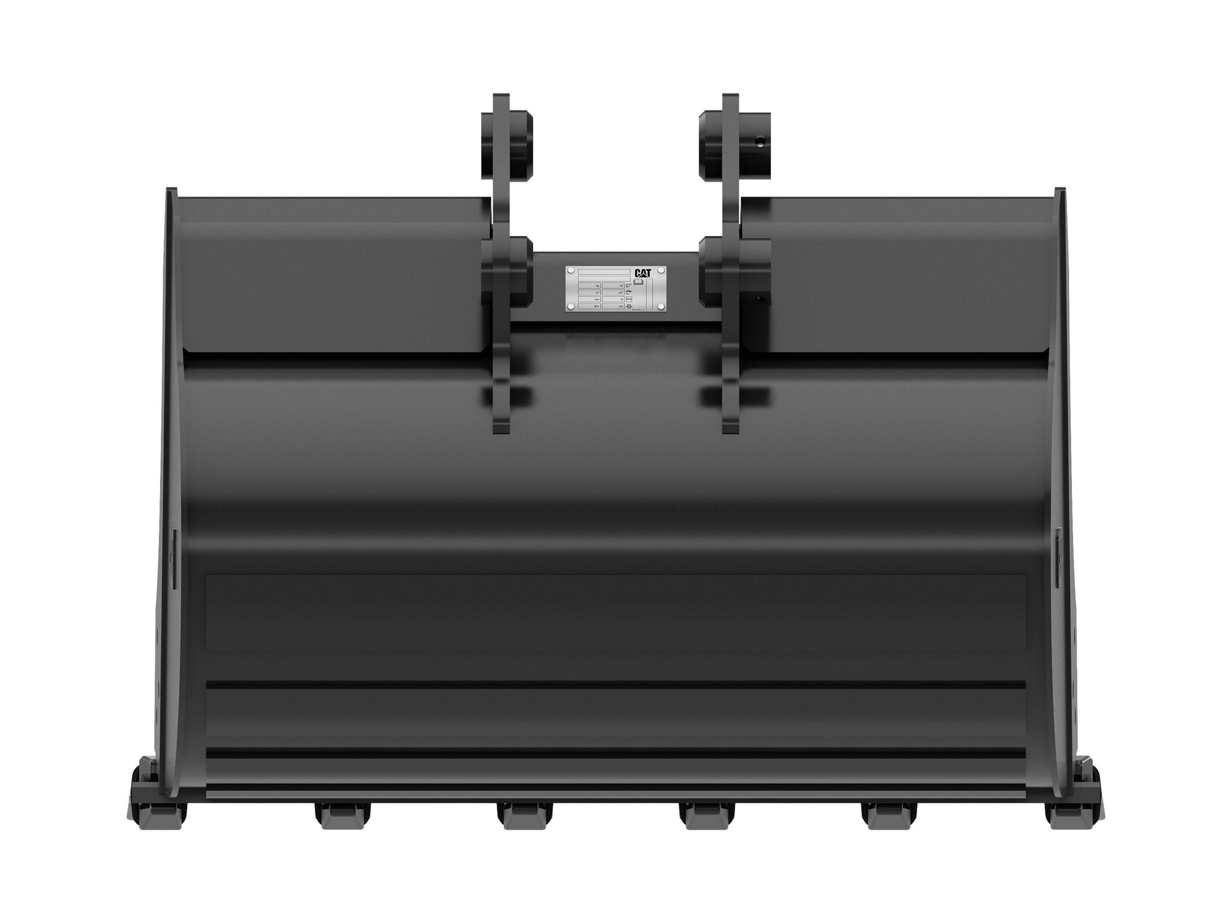 914 mm (36 in), 215 L (7.6 ft3), Pin On, 40 mm (1.6 in) 