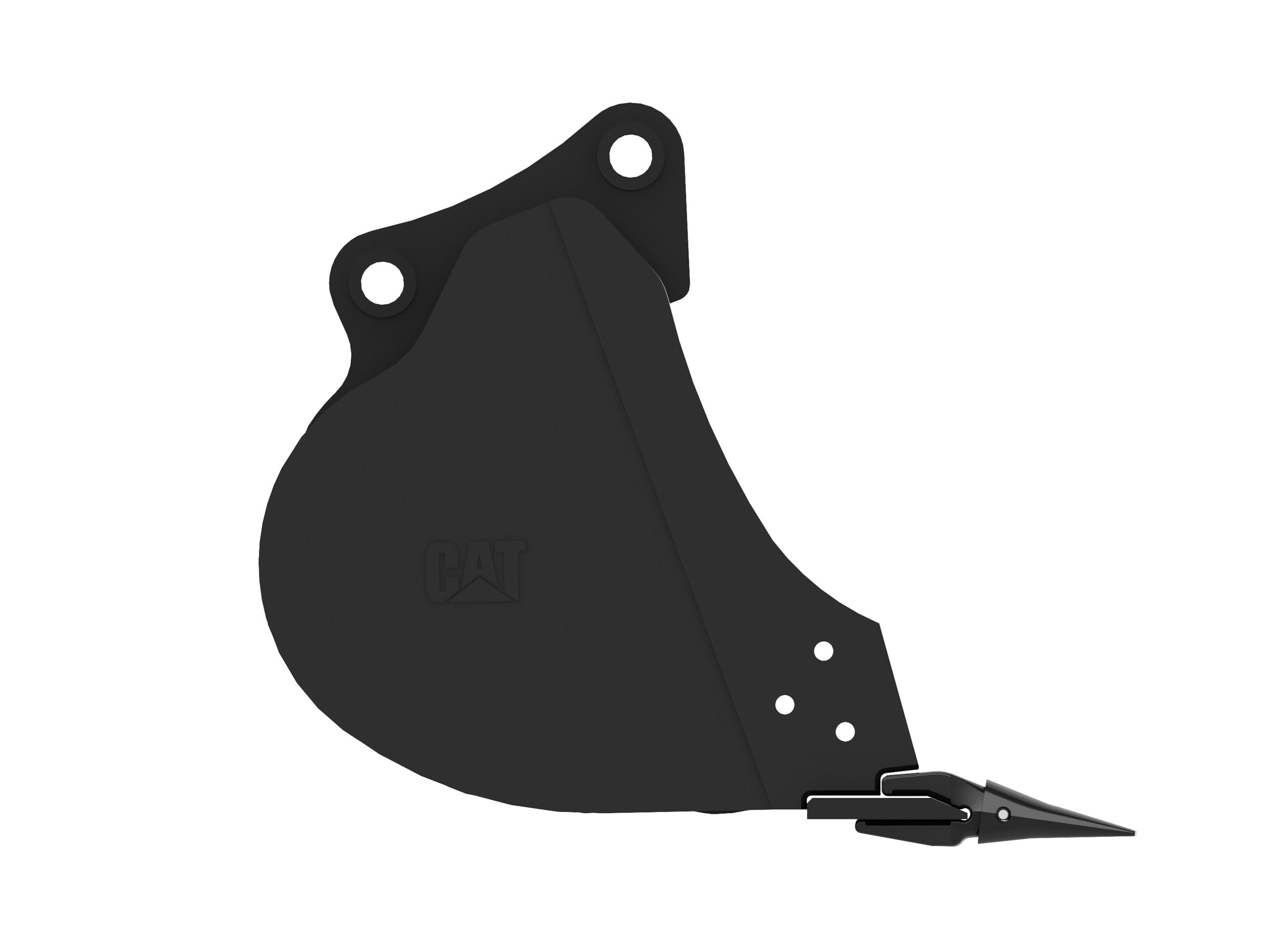 914 mm (36 in), 215 L (7.6 ft3), Pin On, 40 mm (1.6 in) 