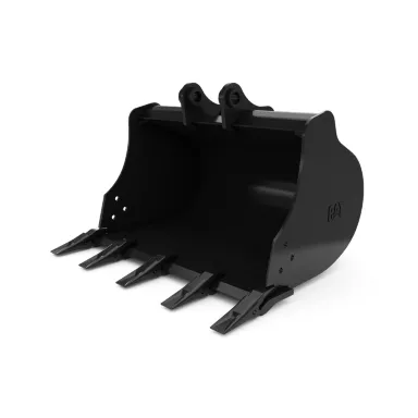 464-9906: 914 mm (36 in), 200 L (7.1 ft3), Pin On, 40 mm (1.6 in) 