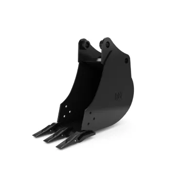 464-9907: 305 mm (12 in), 60 L (2.1 ft3), Pin On, 45 mm (1.8 in) 