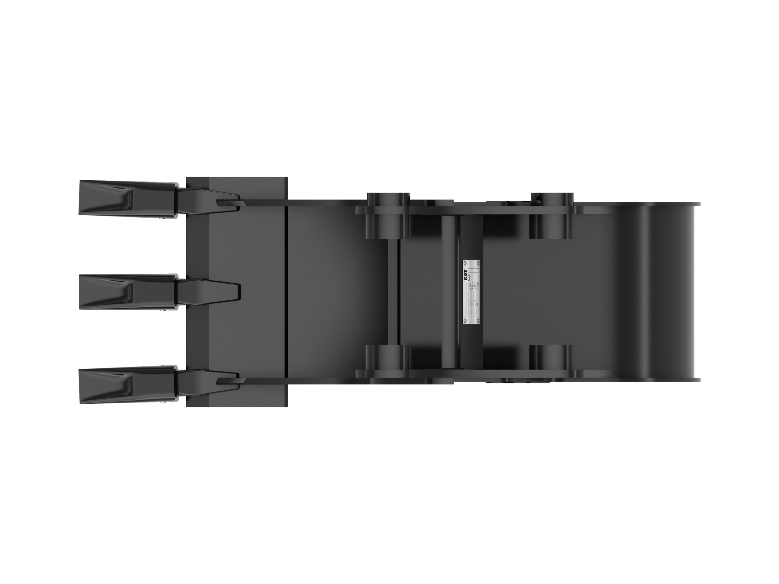 305 mm (12 in), 82 L (2.9 ft3), Pin On, 45 mm (1.8 in) 