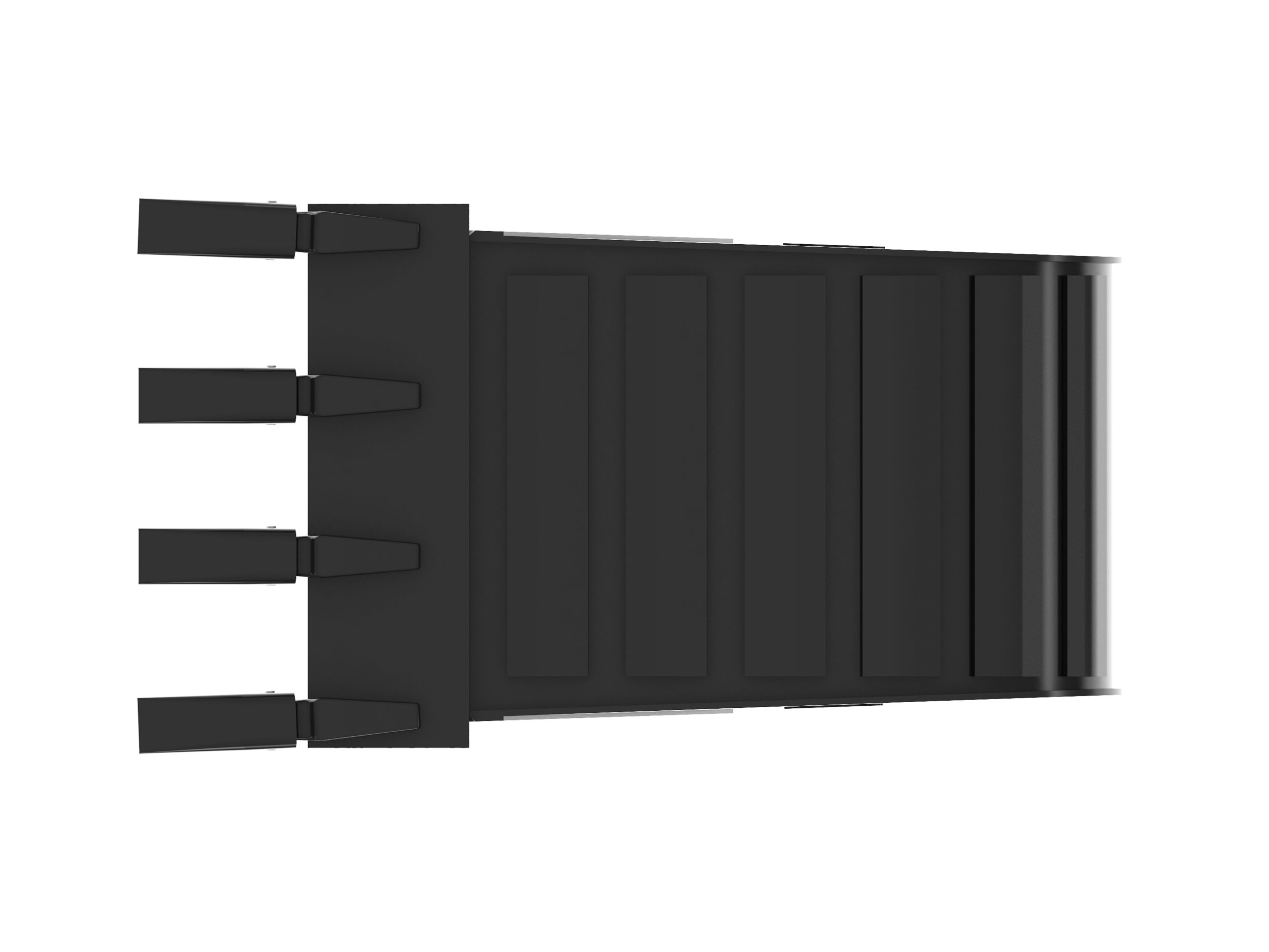 508 mm (20 in), 144 L (5.1 ft3), Pin On, 45 mm (1.8 in) 