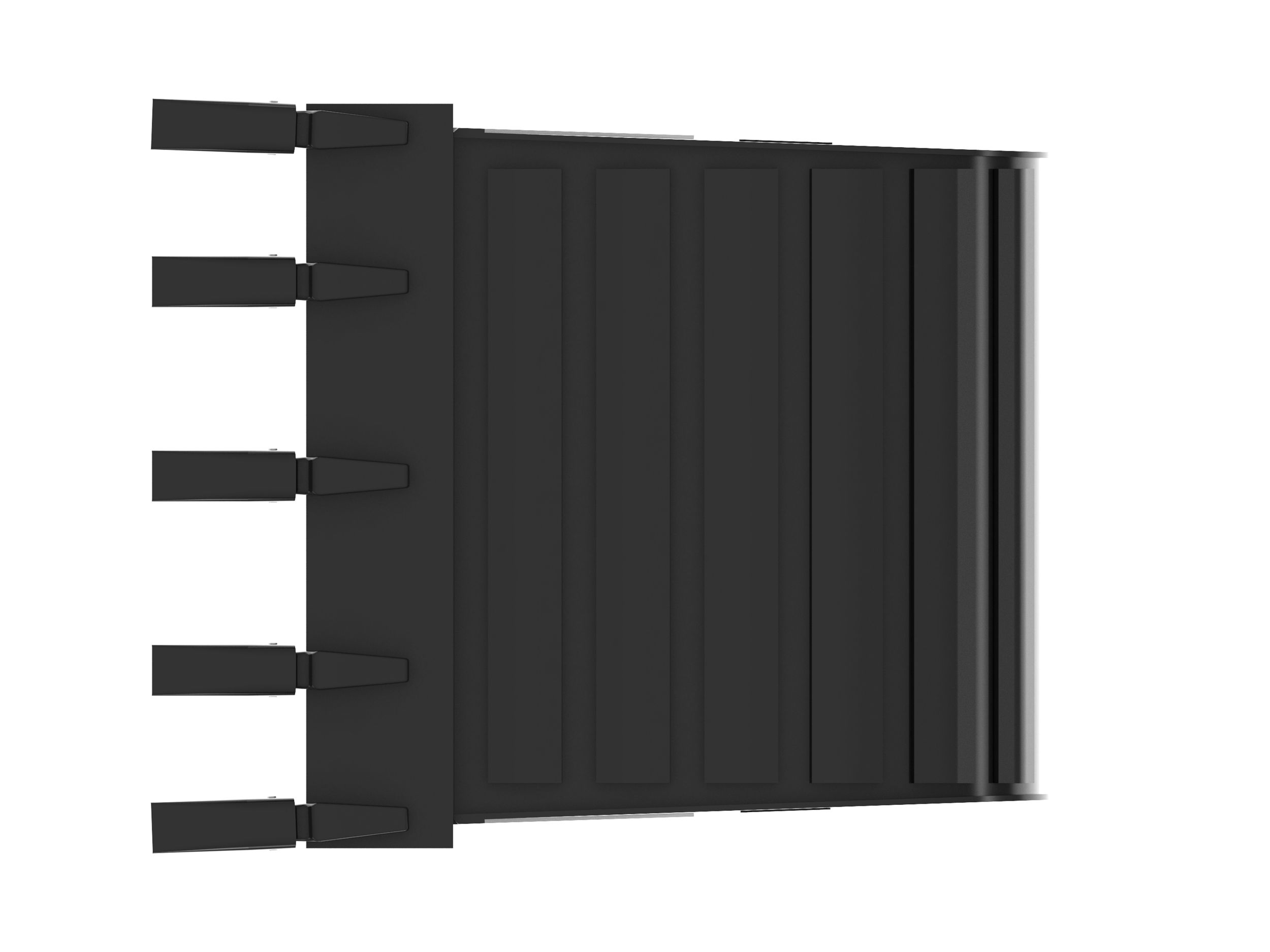 762 mm (30 in), 241 L (8.5 ft3), Pin On, 45 mm (1.8 in) 