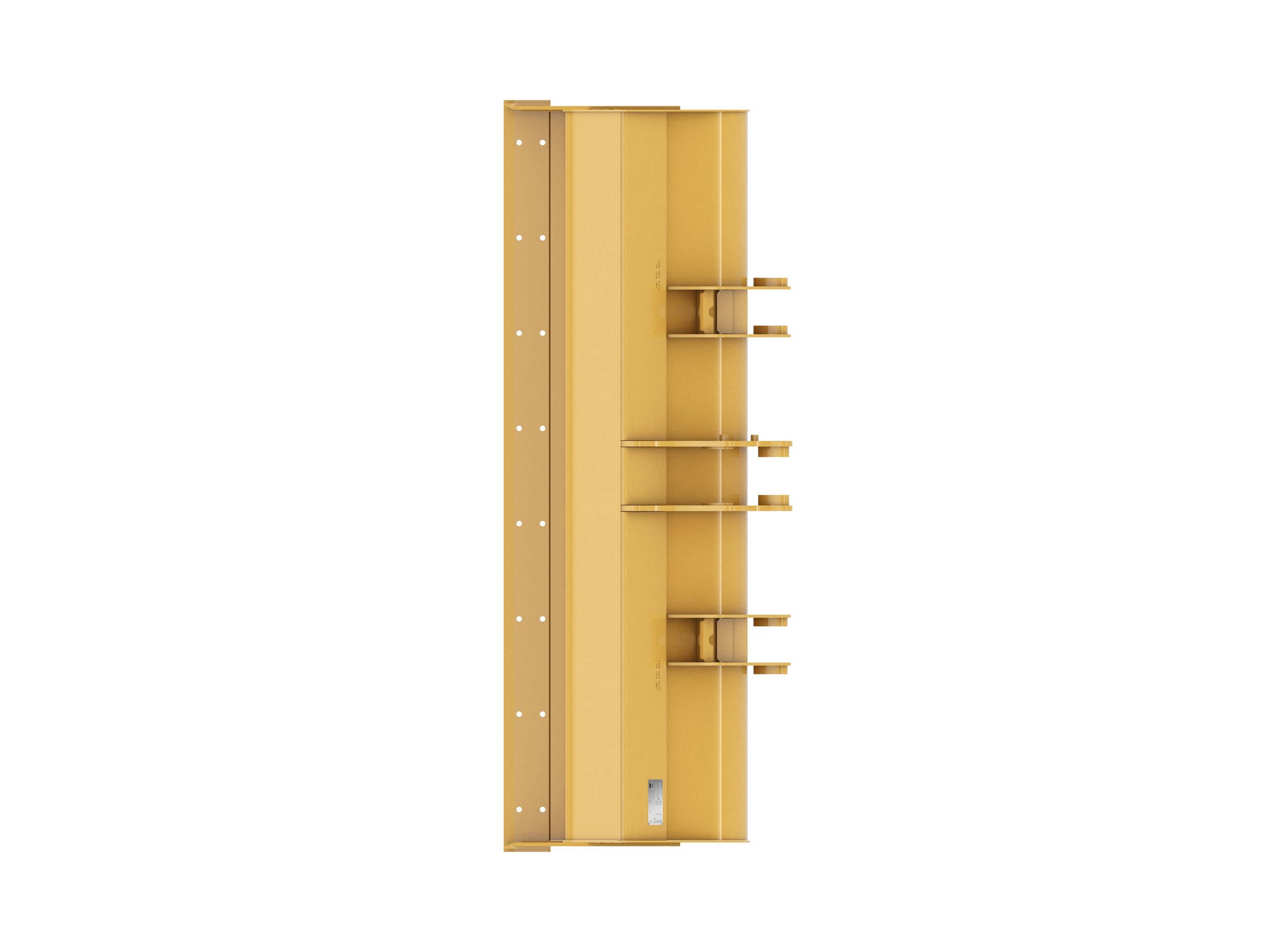 1.14 m3 (1.5 yd3), Single Tilt Pin On, Base Edge 