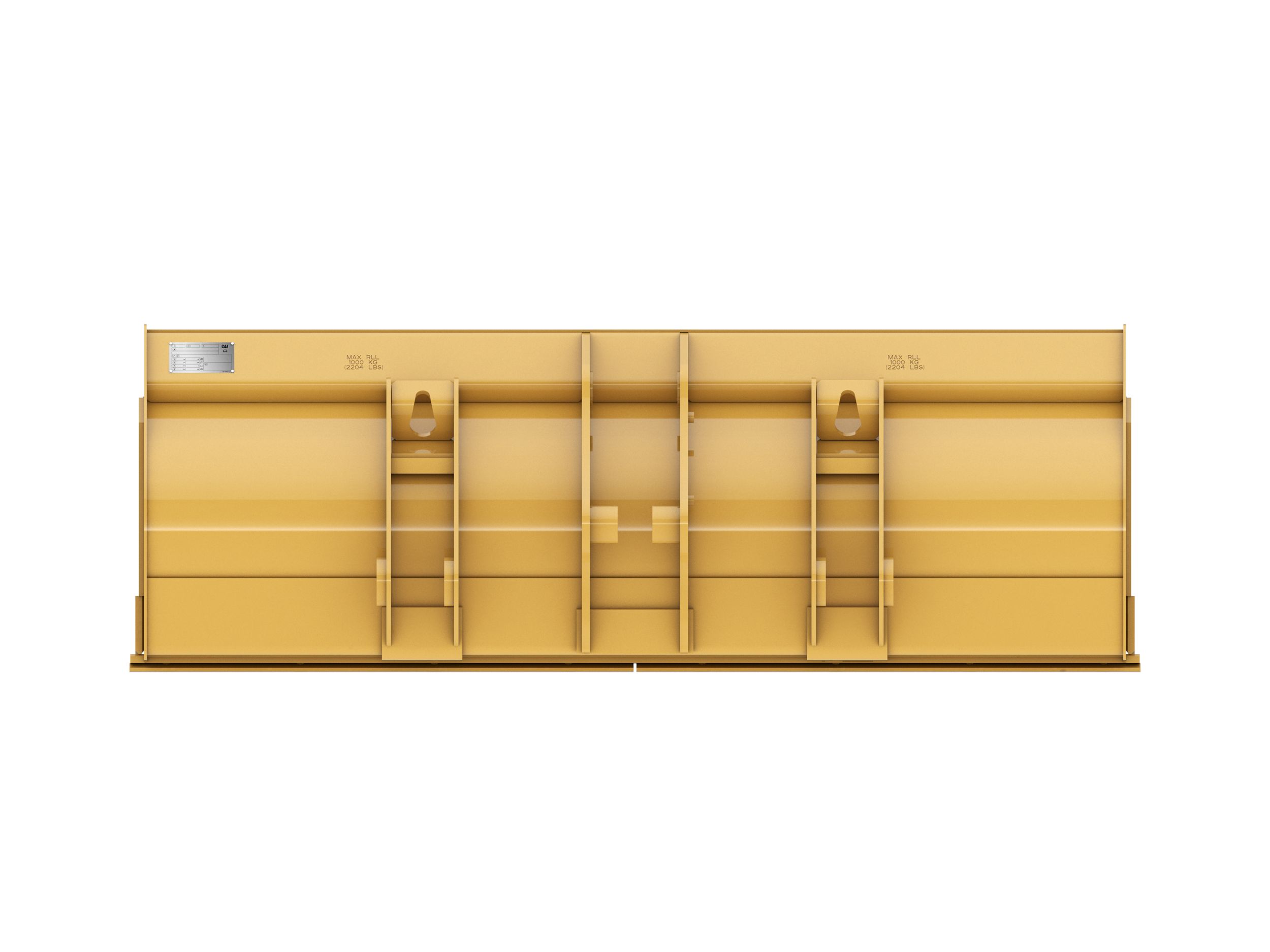 0.76 m3 (1.0 yd3), Single Tilt Pin On, Bolt-On Cutting Edge 