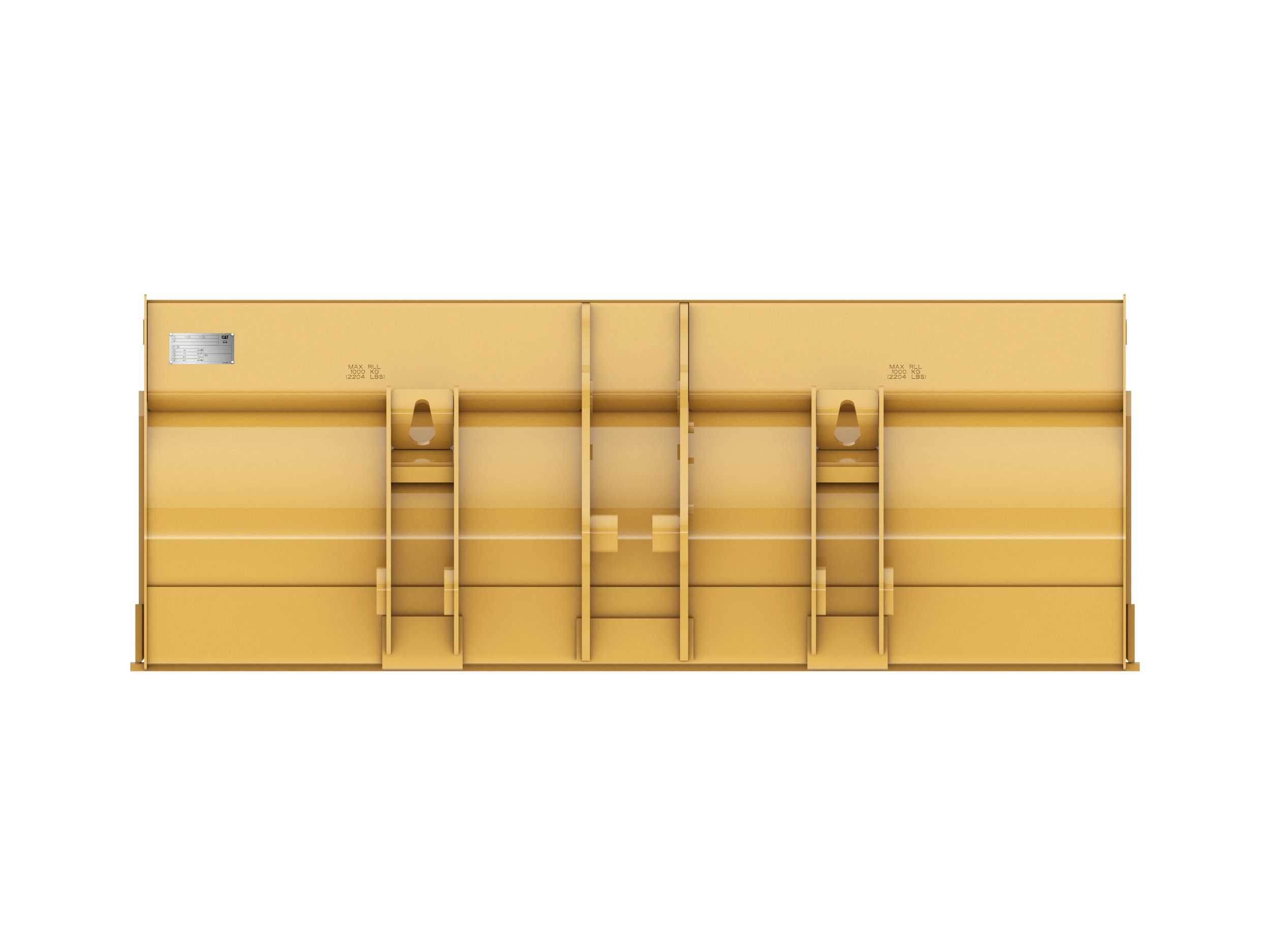 Ковш 0,96 м3 (1,3 ярда3), одинарный наклон, с креплением на пальцах