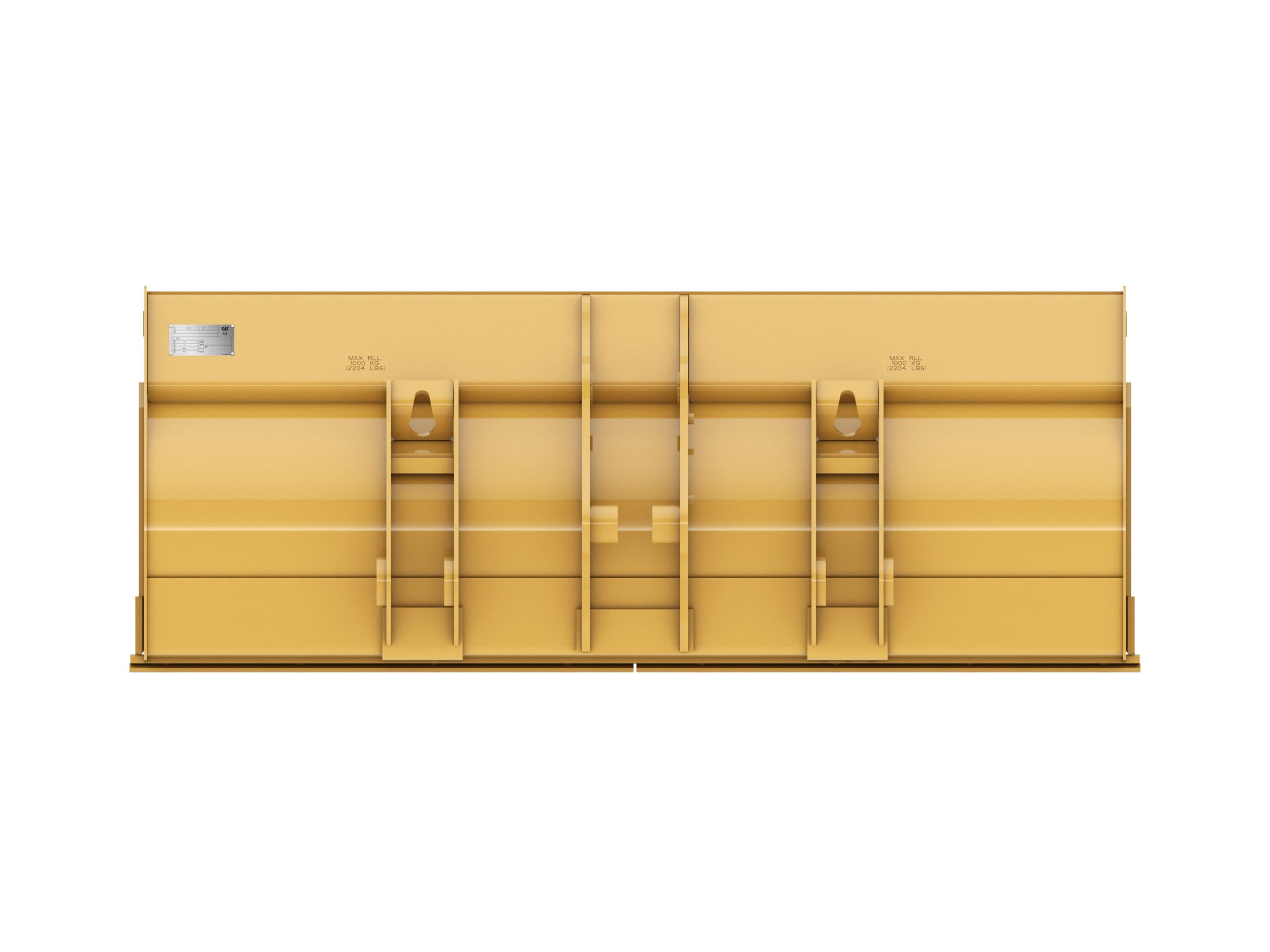 0.96 m3 (1.3 yd3), Single Tilt Pin On, Bolt-On Cutting Edge 