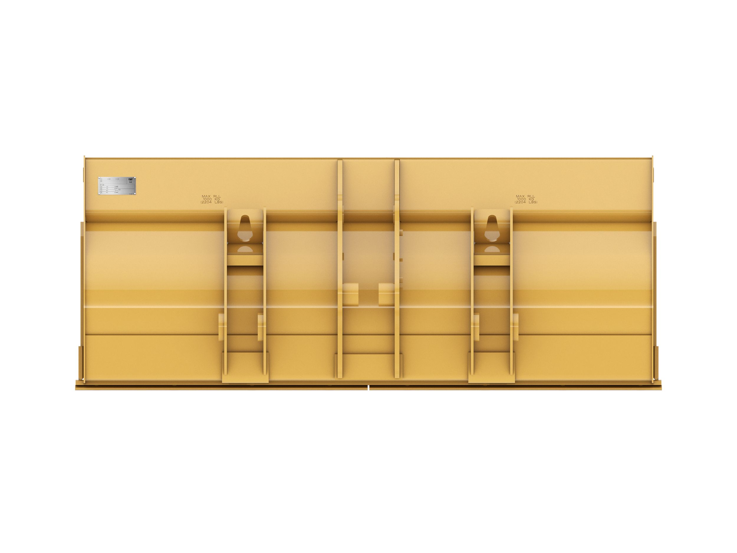 1.1 m3 (1.4 yd3), Single Tilt Pin On, Bolt-On Cutting Edge 