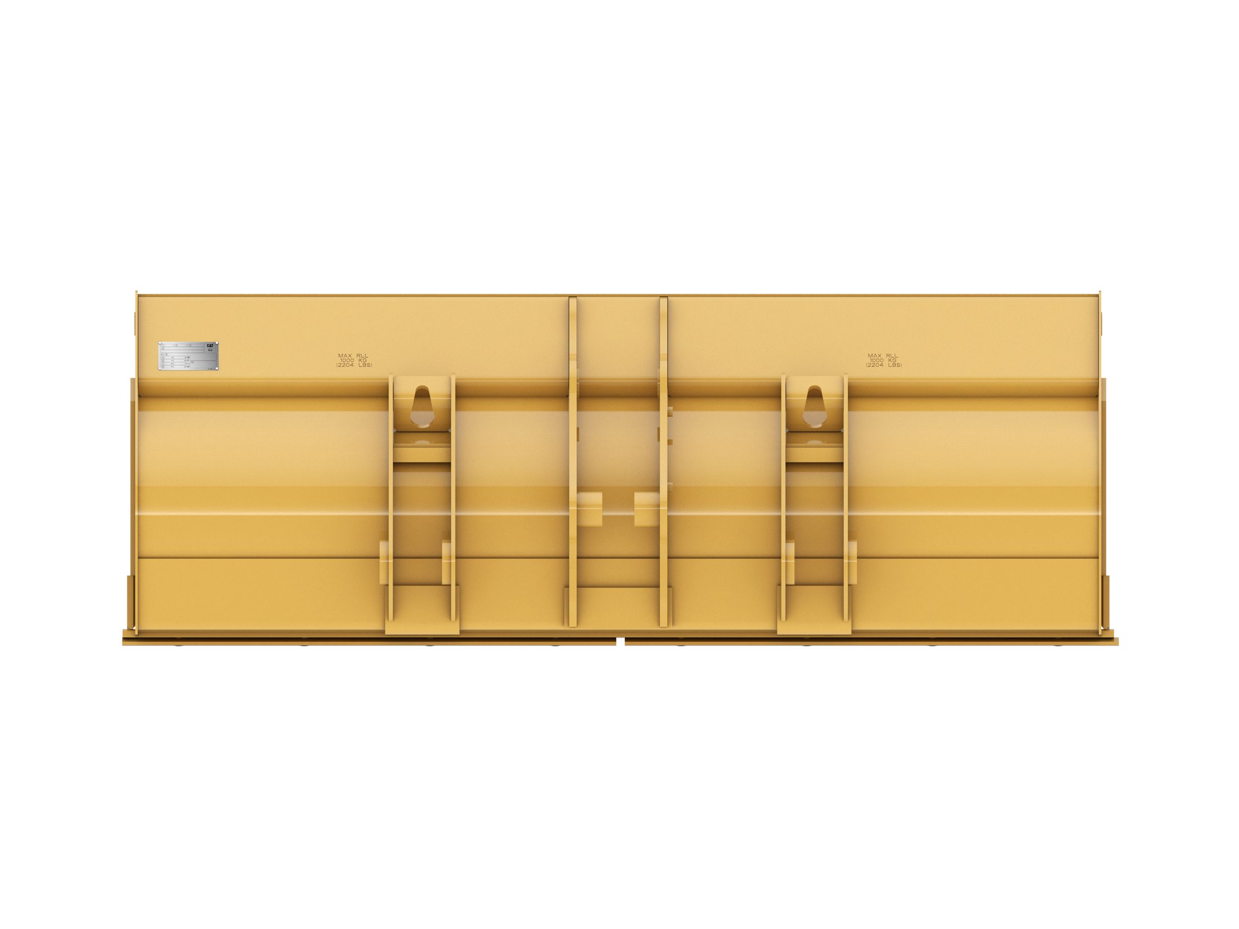 1.0 m3 (1.3 yd3), Single Tilt Pin On, Bolt-On Cutting Edge 