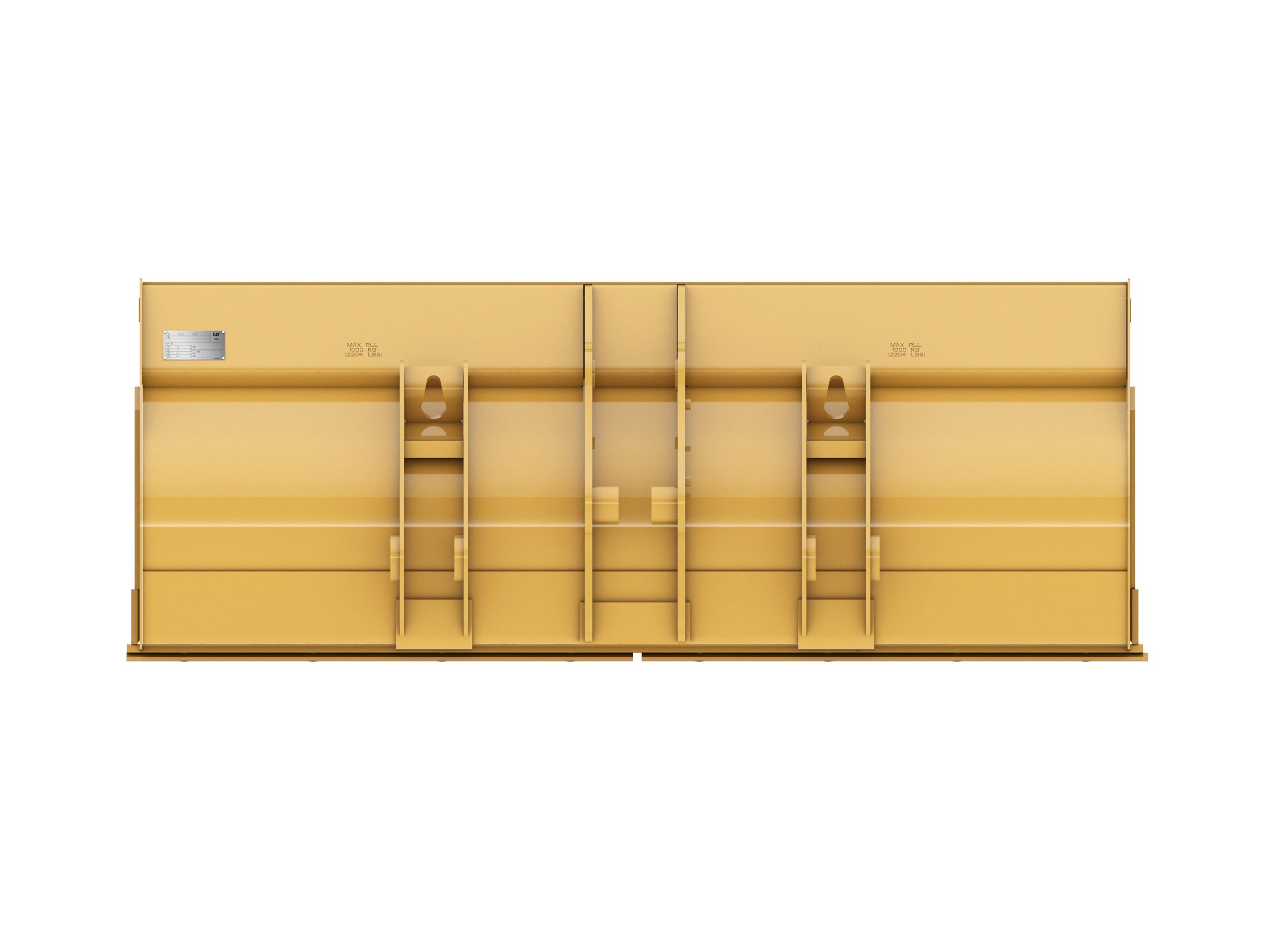 1.15 m3 (1.5 yd3), Single Tilt Pin On, Bolt-On Cutting Edge 