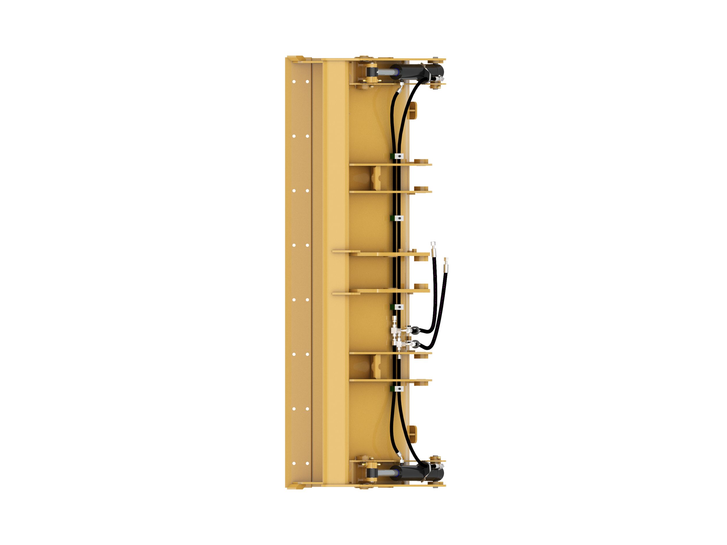 1.1 m3 (1.4 yd3), Single Tilt Pin On, Base Edge 