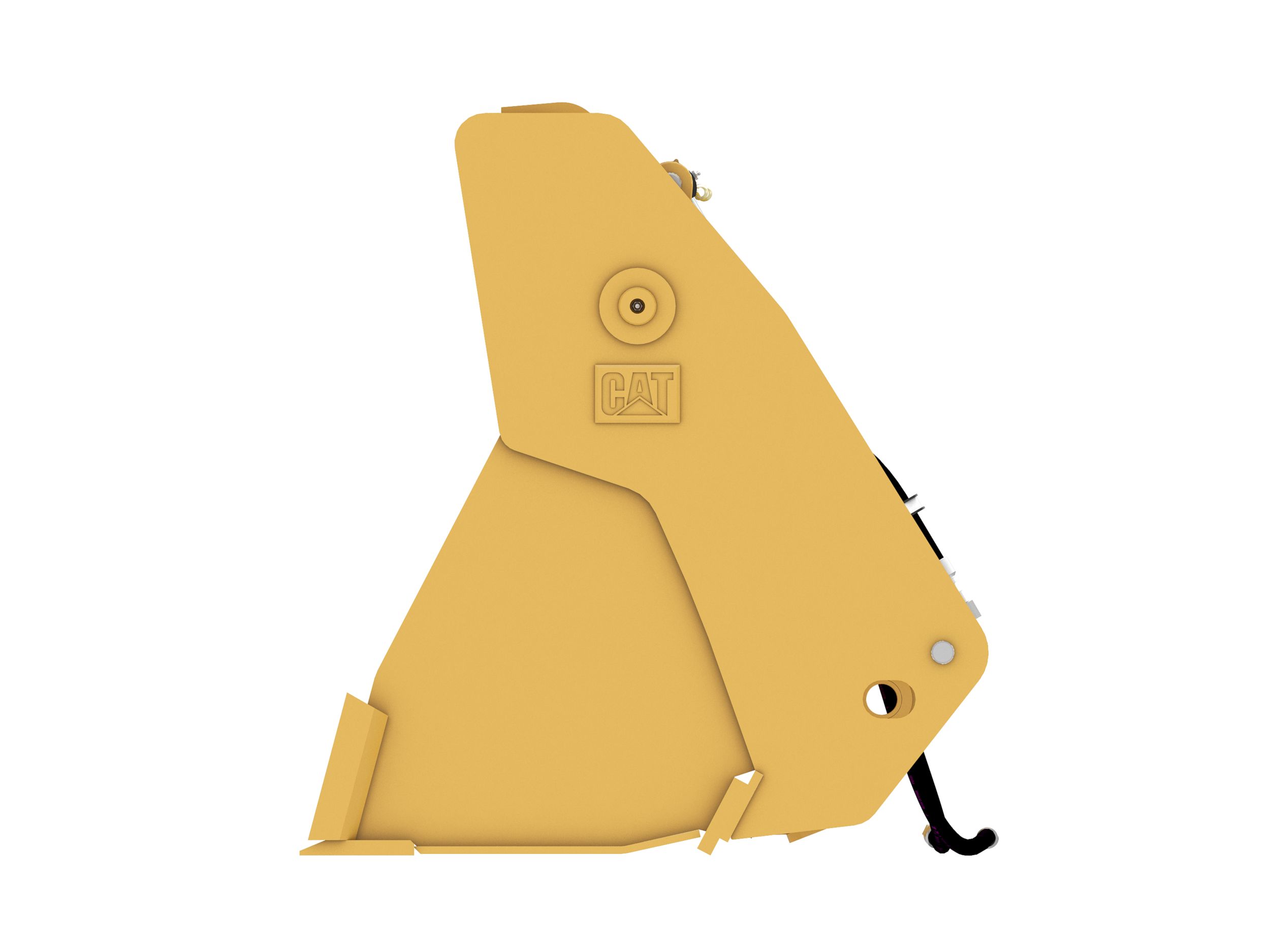 1.1 m3 (1.4 yd3), Single Tilt Pin On, Base Edge 