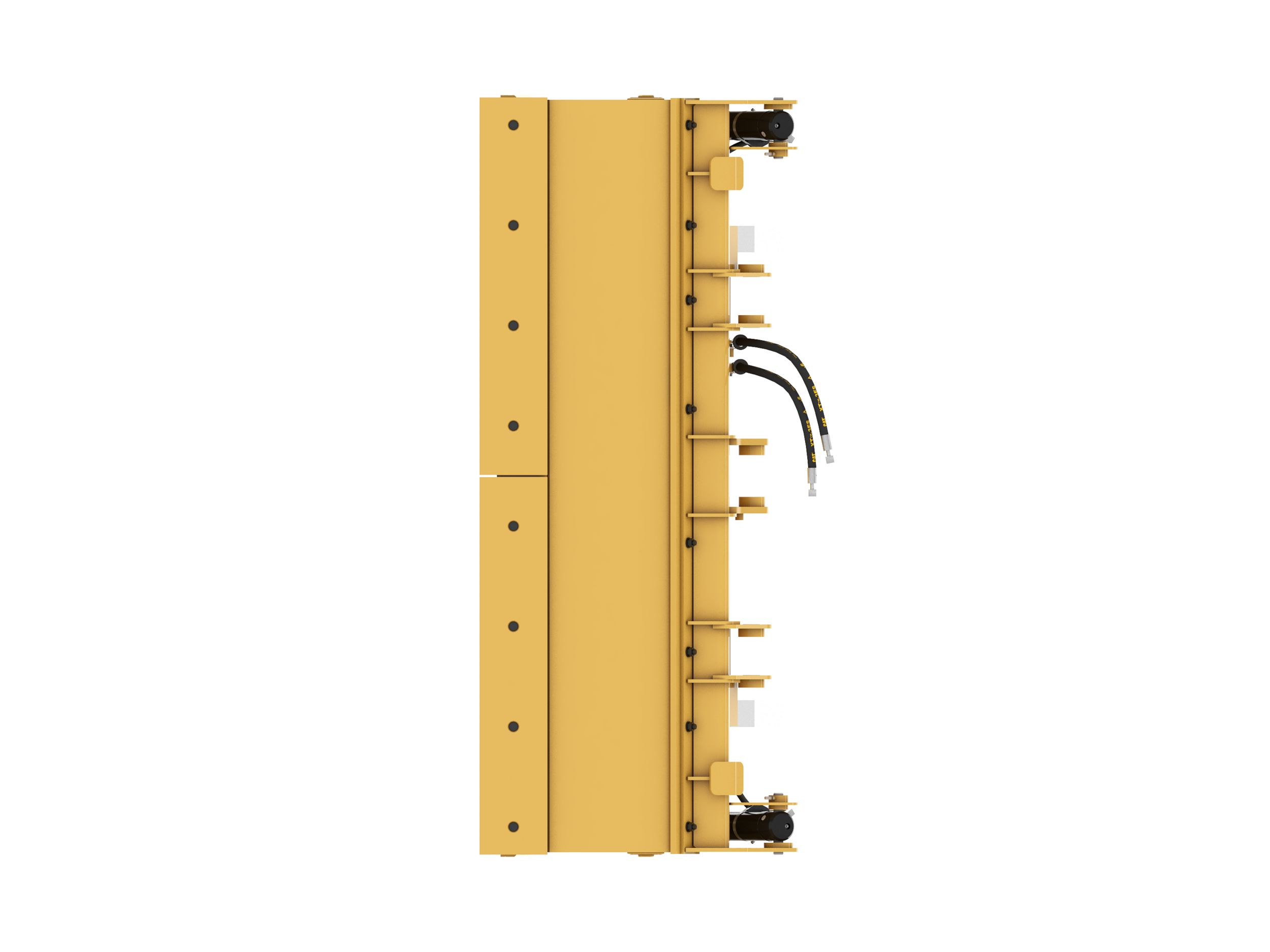 232-2683: 1.0 m3 (1.3 yd3), Single Tilt Pin On, Bolt-On Cutting Edge, Forks 