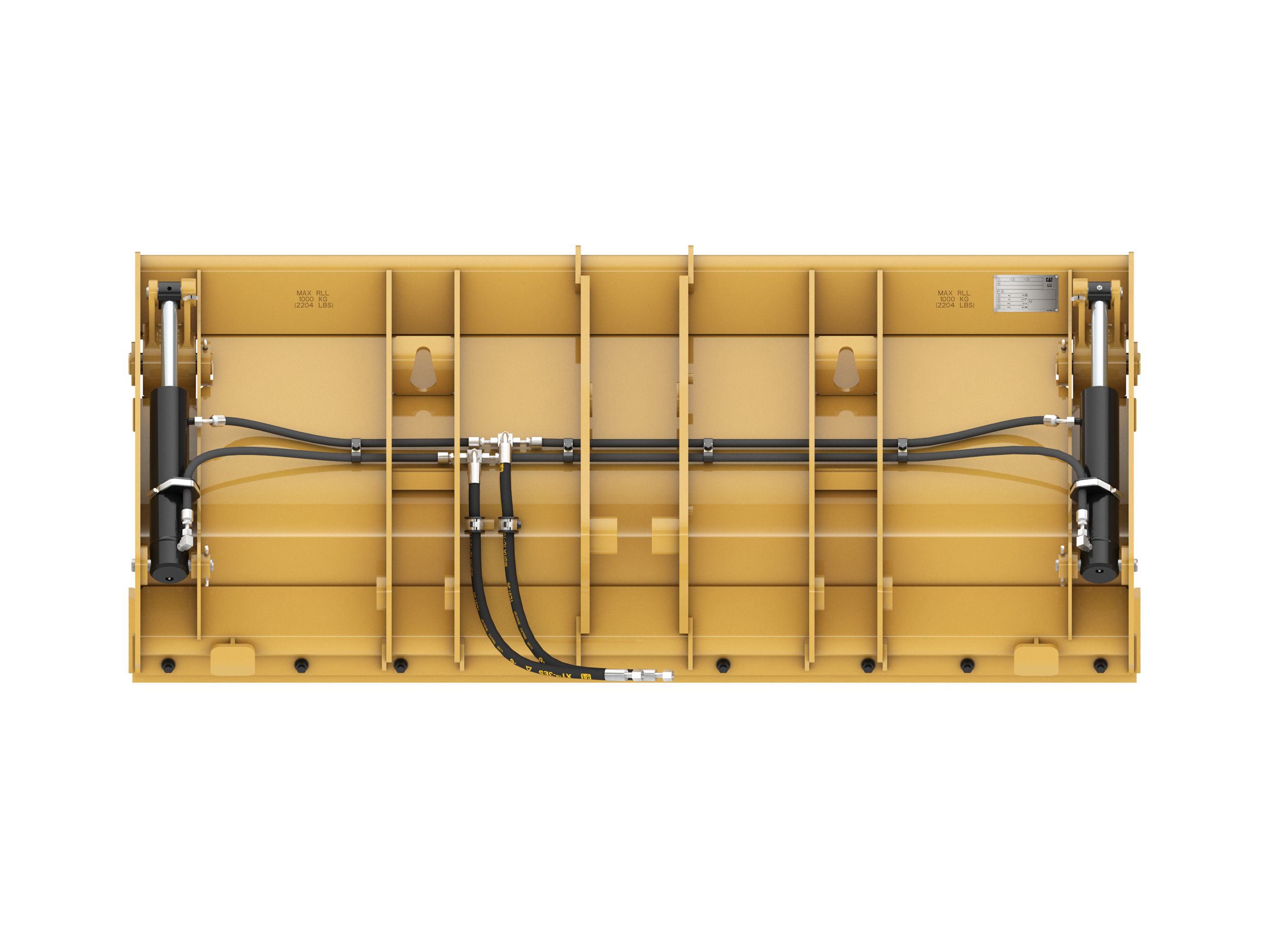 1.03 m3 (1.3 yd3), Single Tilt Pin On, Base Edge 