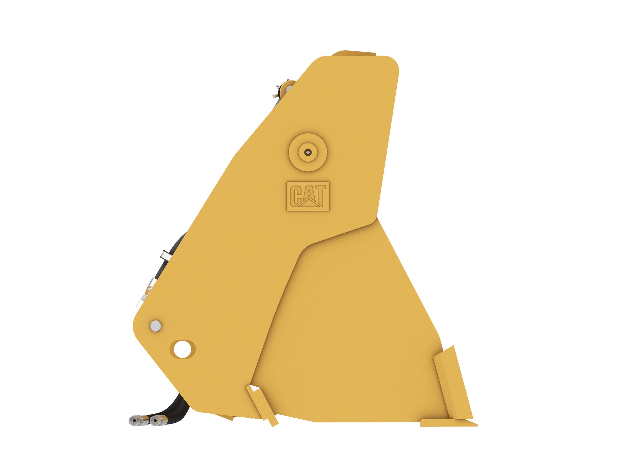 1.03 m3 (1.3 yd3), Single Tilt Pin On, Base Edge 