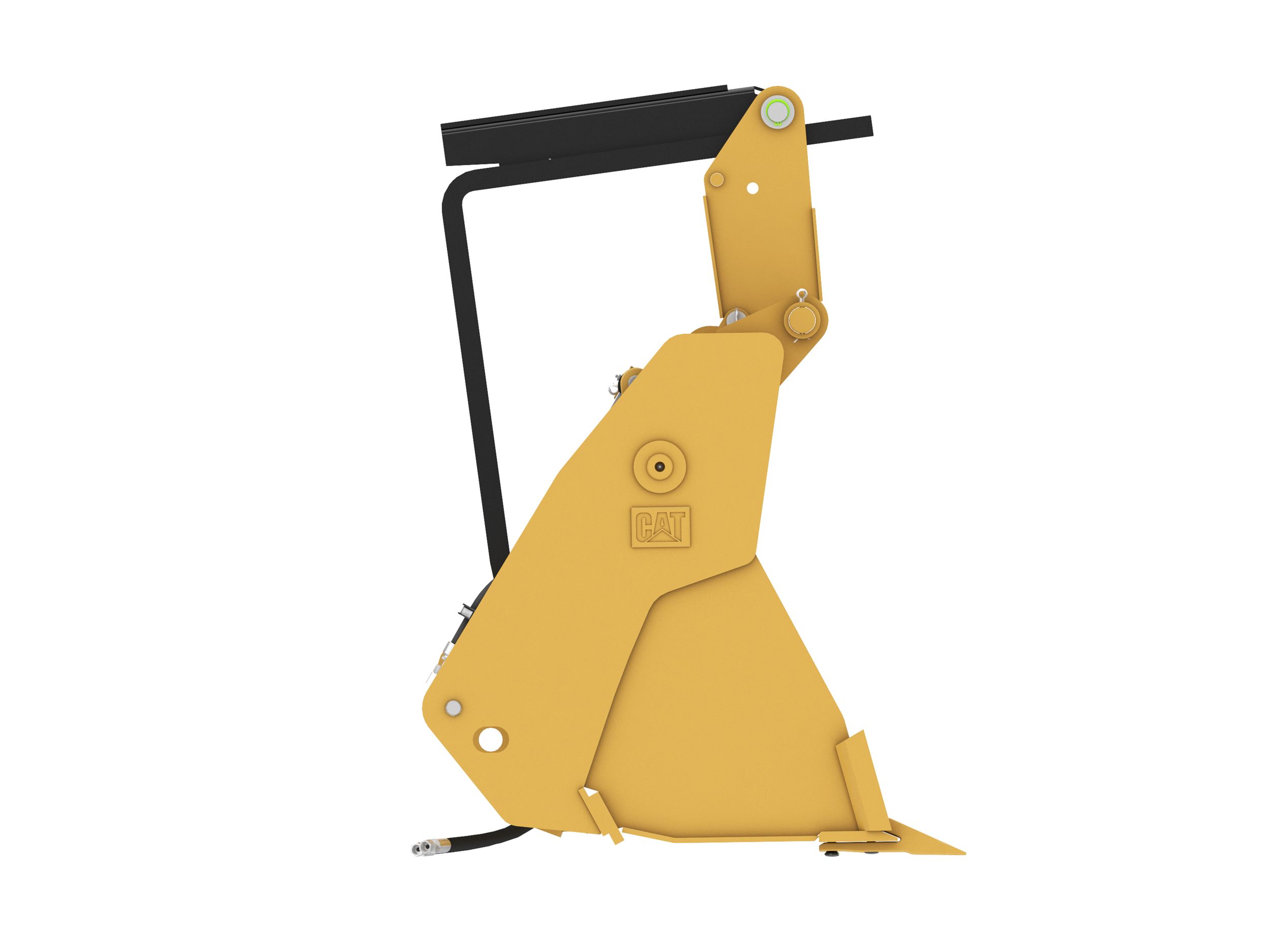 1.03 m3 (1.3 yd3), Single Tilt Pin On, Bolt-On Teeth, Forks 