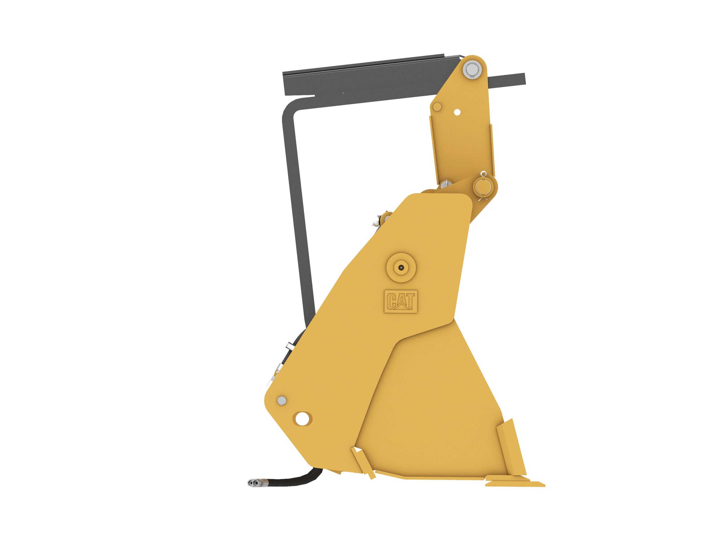 1.03 m3 (1.3 yd3), Single Tilt Pin On, Bolt-On Cutting Edge, Forks 