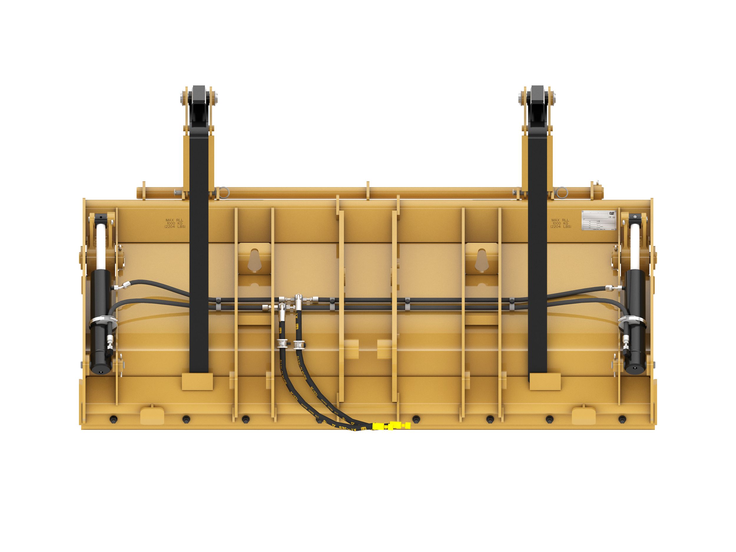1.1 m3 (1.4 yd3), Single Tilt Pin On, Base Edge, Forks 