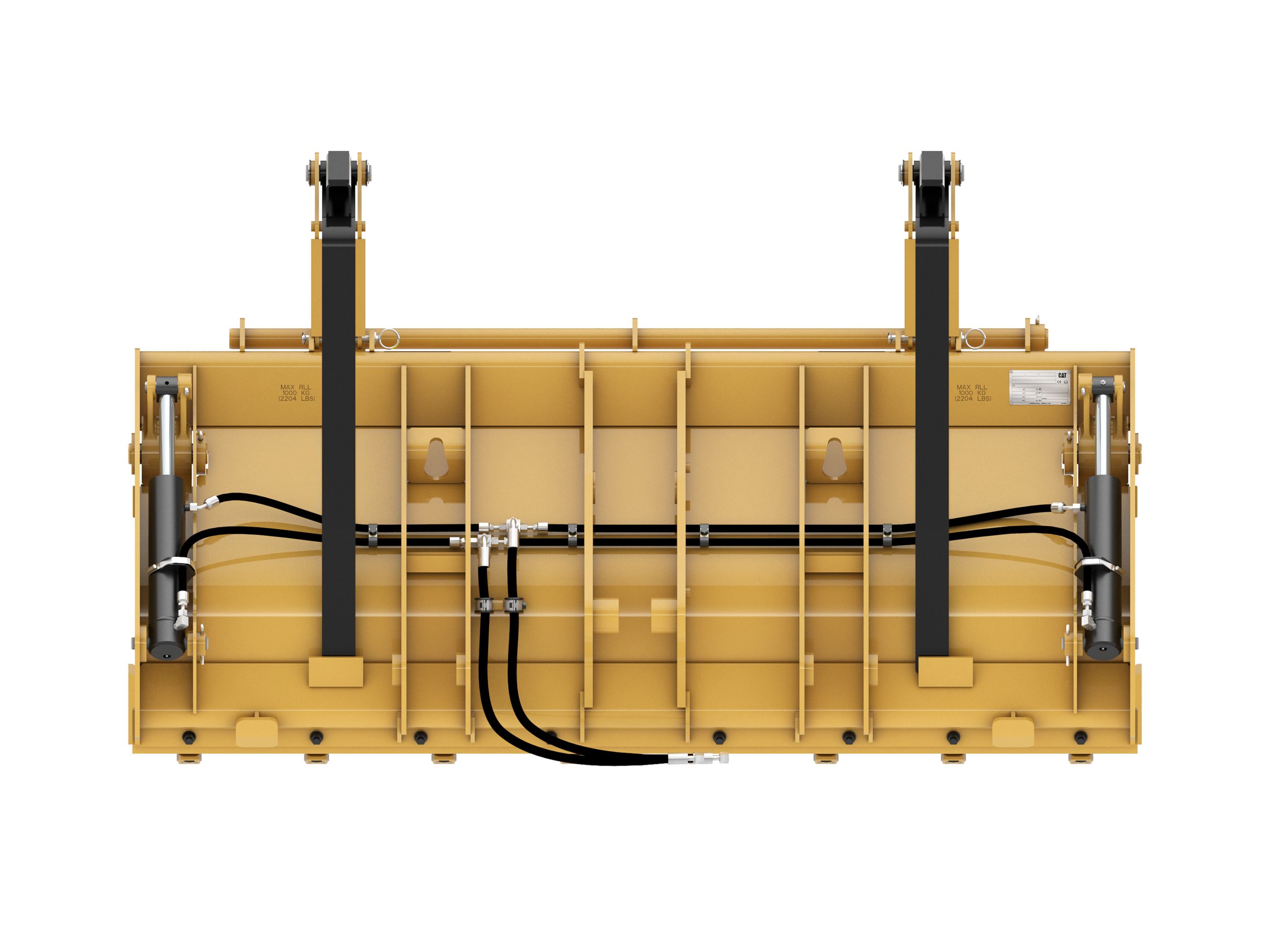 1.1 m3 (1.4 yd3), Single Tilt Pin On, Bolt-On Teeth, Forks 