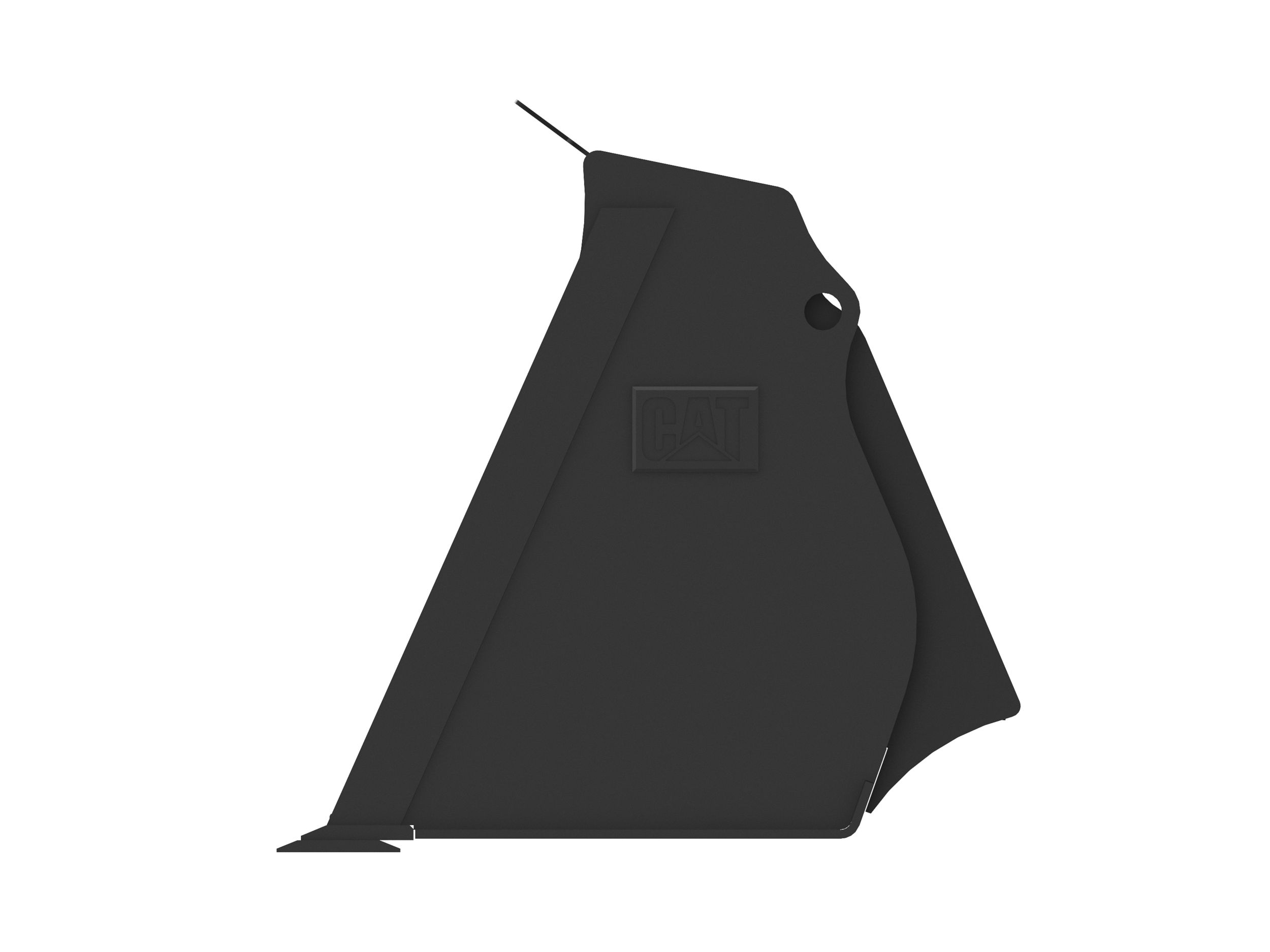 Ковш 1,0 м3 (1,3 ярда3), устройство смены навесного оборудования мини-погрузчика, режущая кромка с болтовым креплением (