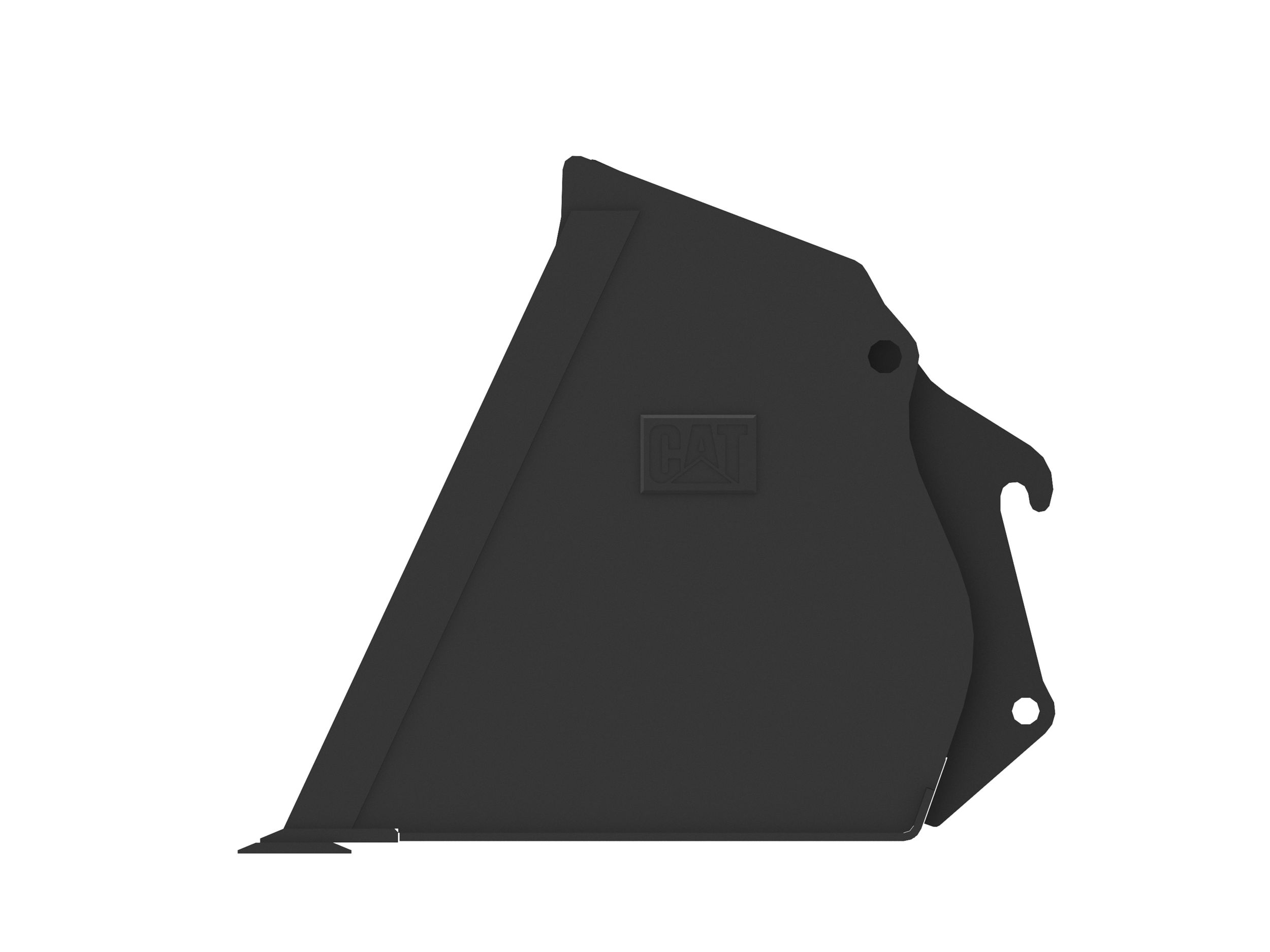 Ковш 1,5 м3 (2 ярда3), устройство смены навесного оборудования ISO, режущая кромка с болтовым креплением