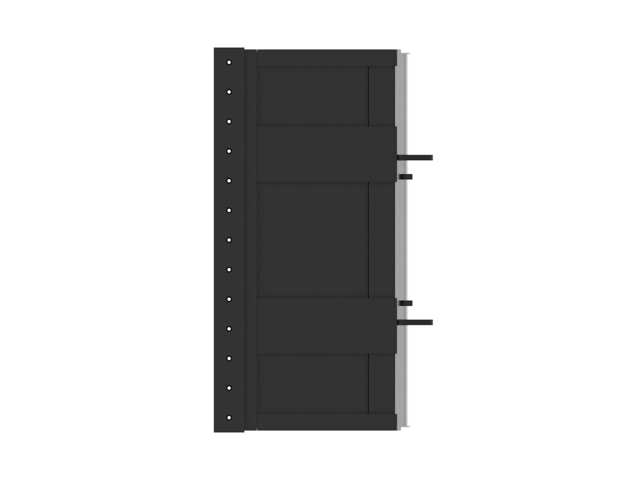 Ковш 1,5 м3 (2 ярда3), устройство смены навесного оборудования ISO, режущая кромка с болтовым креплением