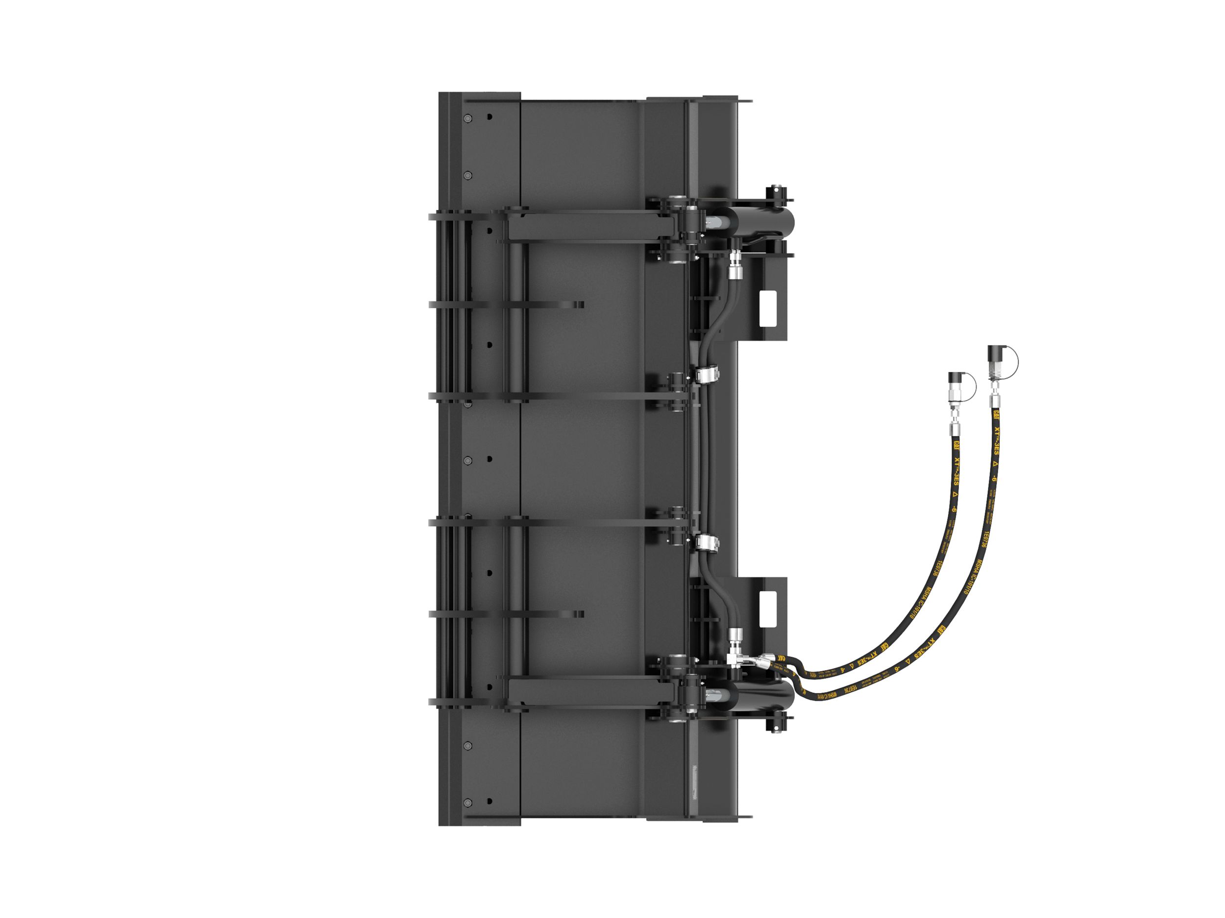 Ковш 2080 мм (82 дюйма), устройство смены навесного оборудования мини-погрузчика, режущая кромка с болтовым креплением (