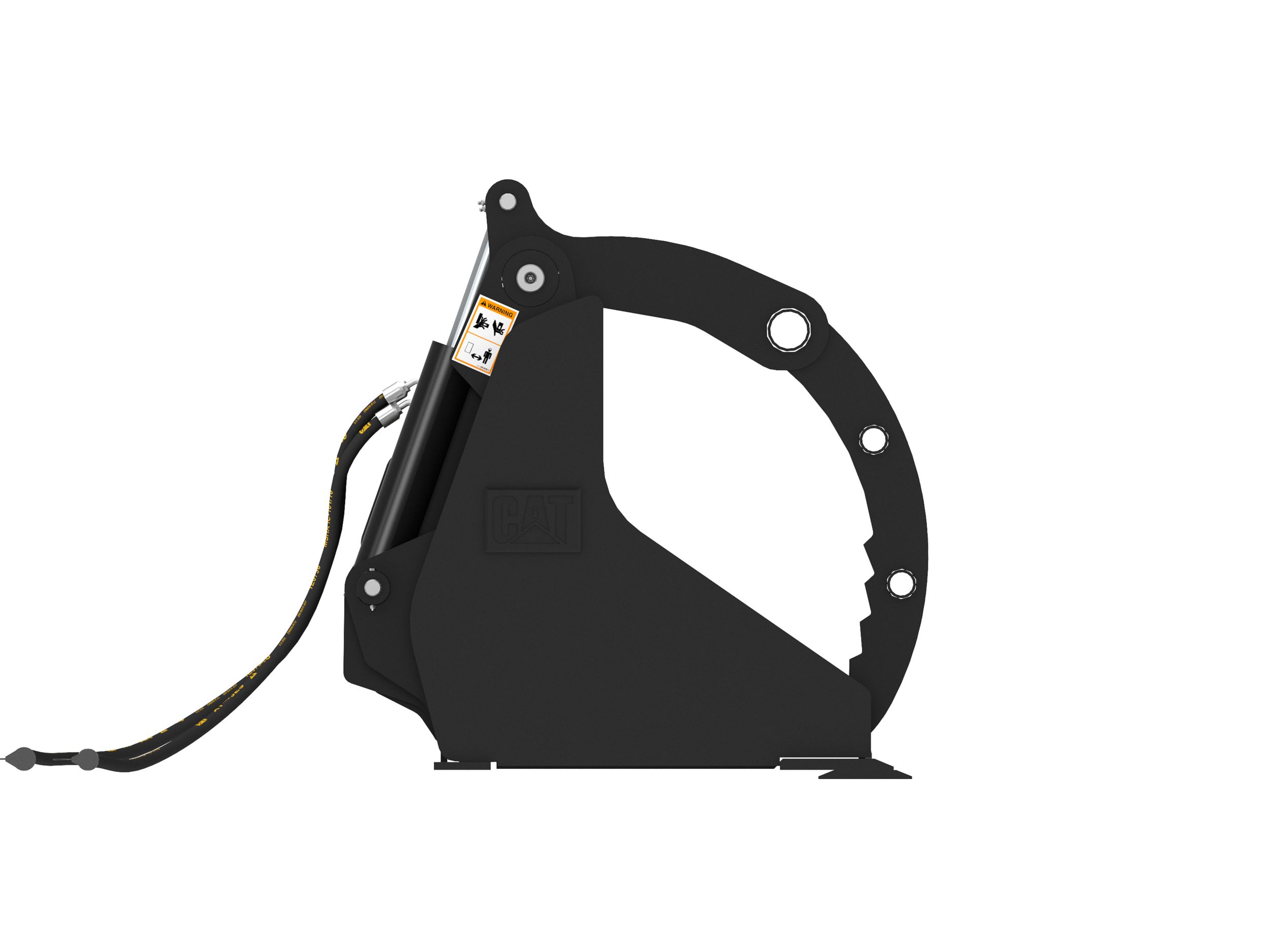 Ковш 2080 мм (82 дюйма), устройство смены навесного оборудования мини-погрузчика, режущая кромка с болтовым креплением (