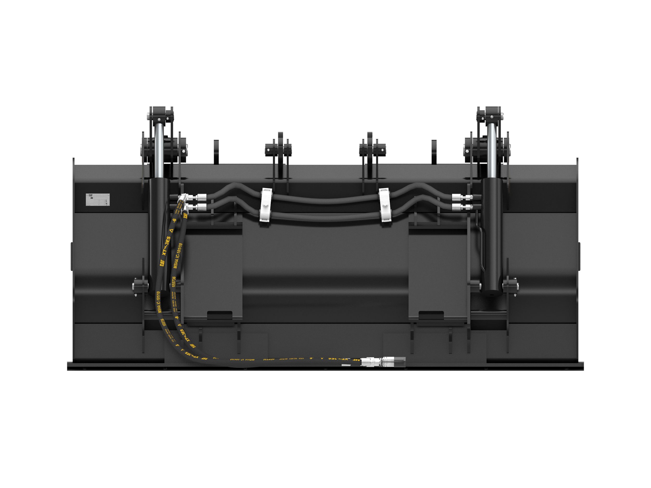 Ковш 2080 мм (82 дюйма), устройство смены навесного оборудования мини-погрузчика, режущая кромка с болтовым креплением (